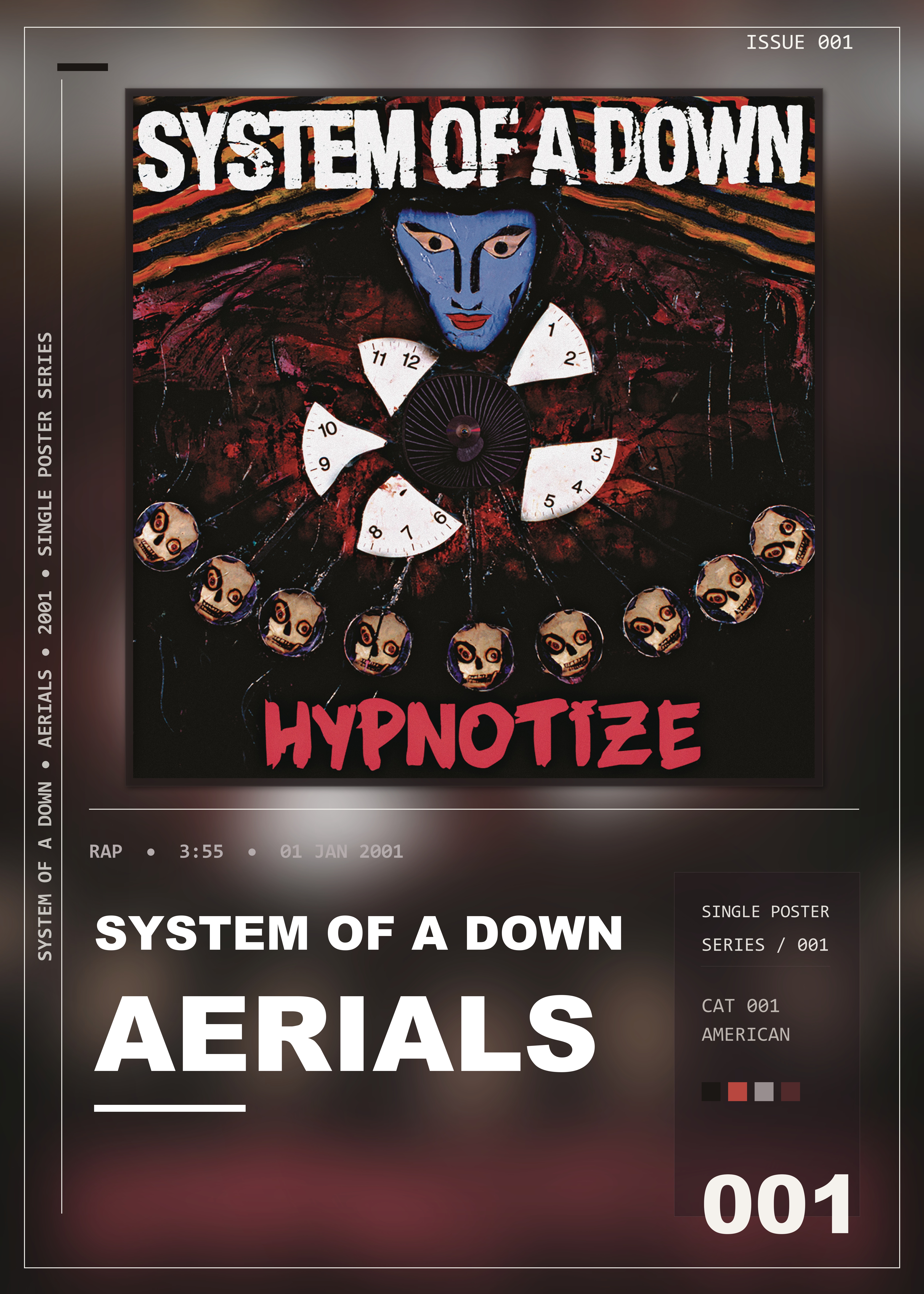 Music poster: System Of A Down - Aerials