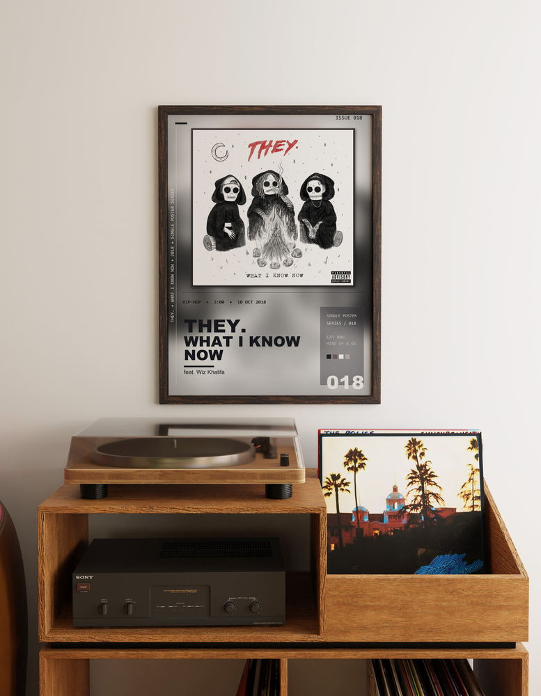 Music poster: THEY - What I Know Now feat Wiz Khalifa