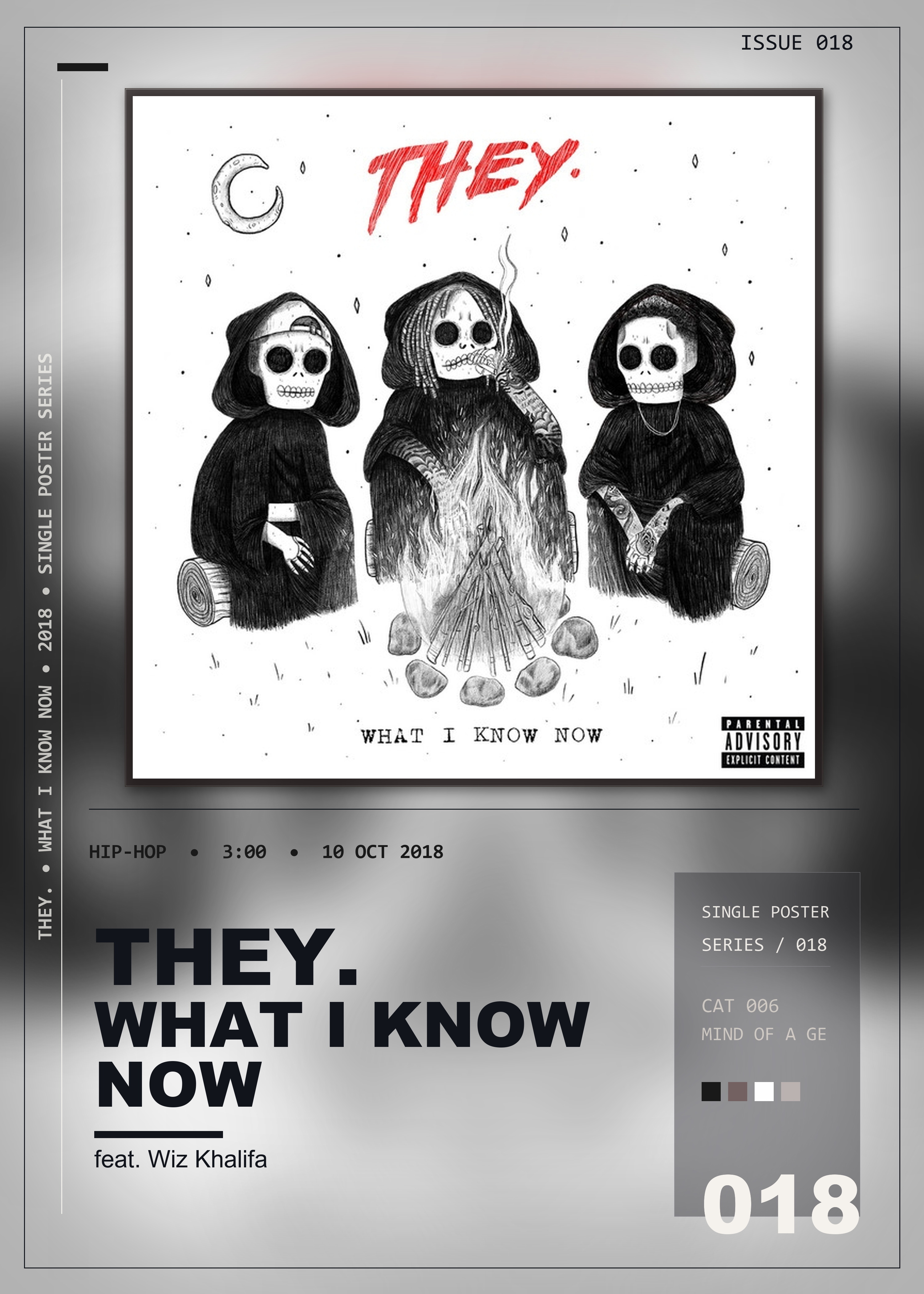 Music poster: THEY - What I Know Now feat Wiz Khalifa