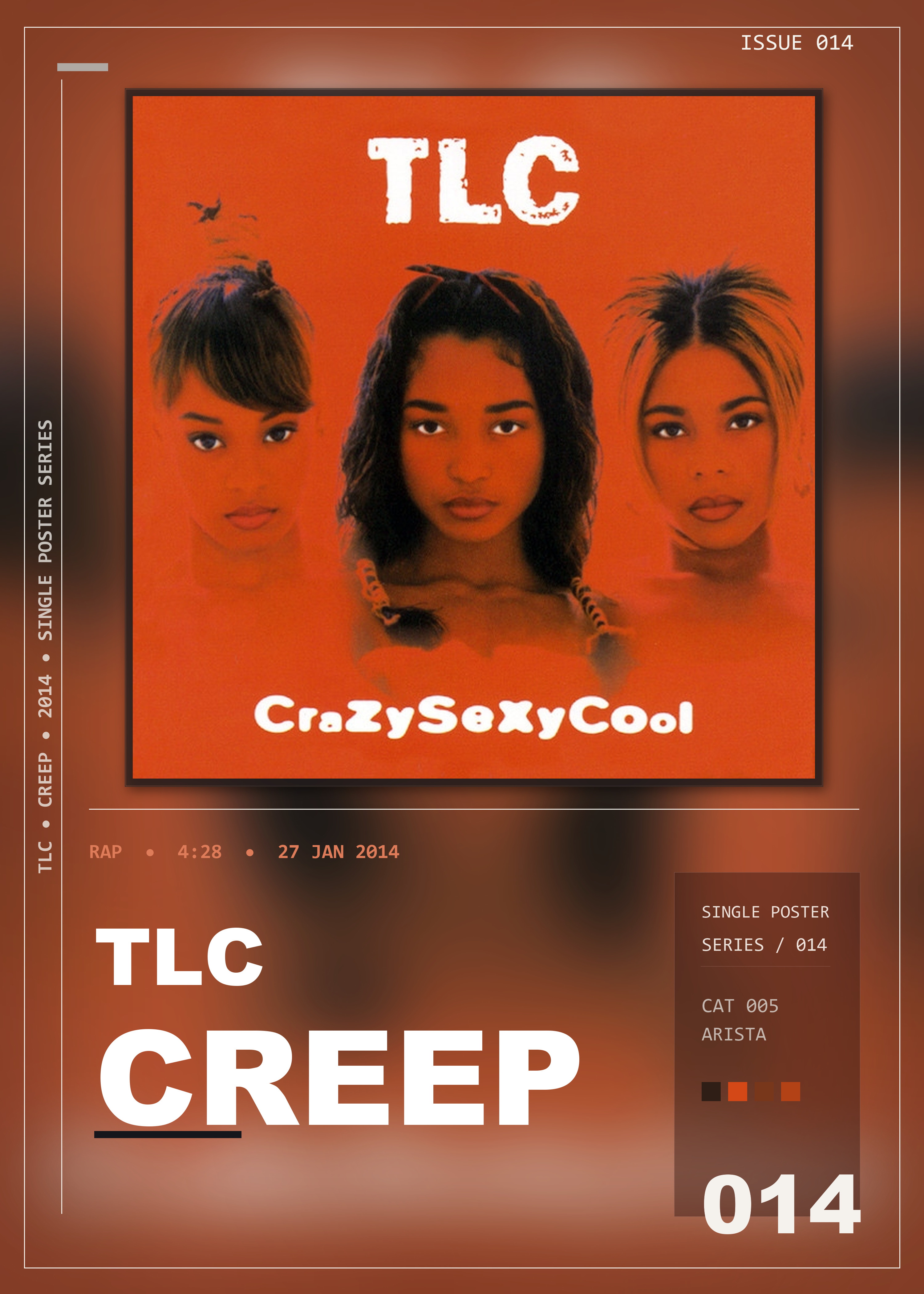 Music poster: TLC - Creep