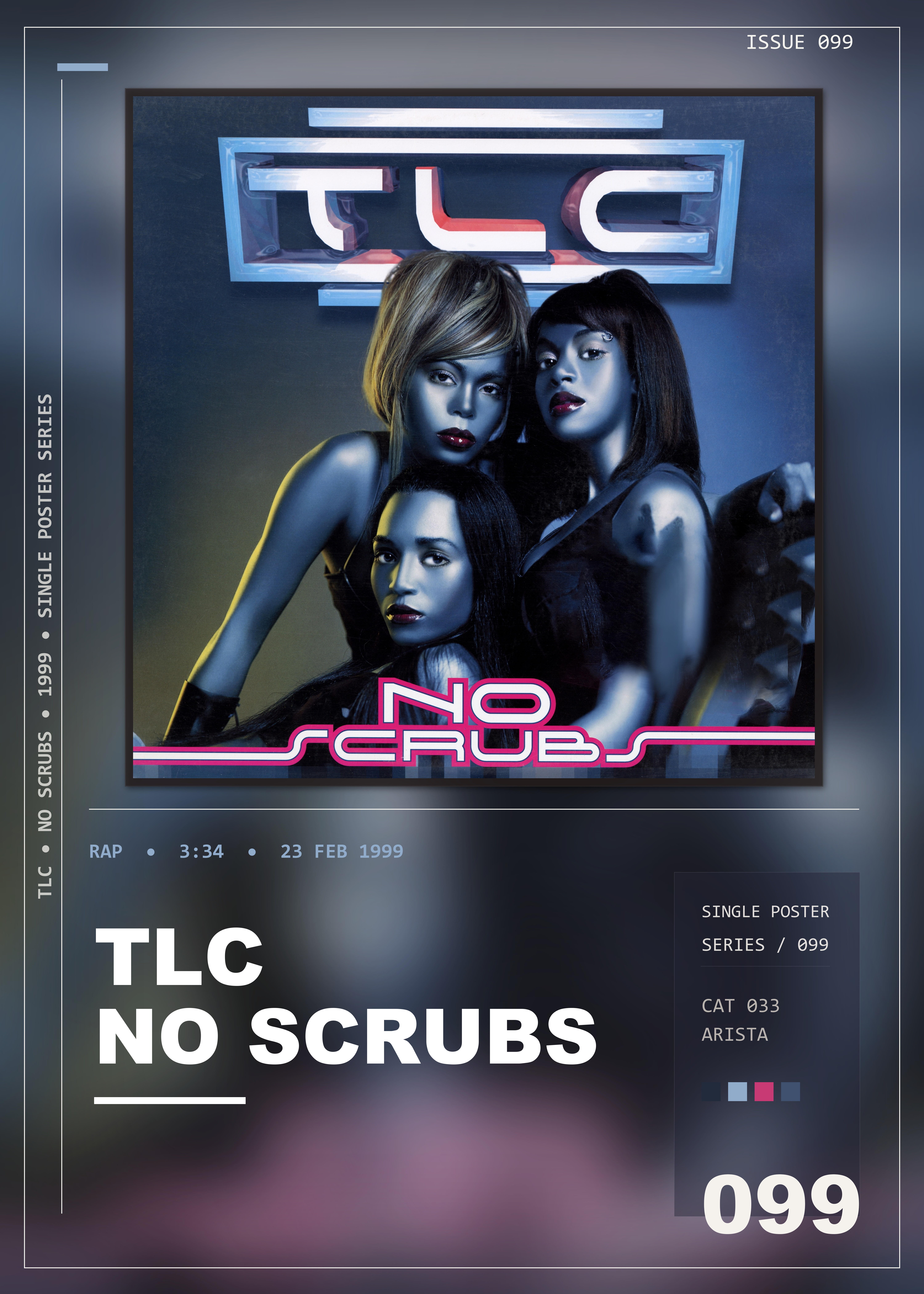Music poster: TLC - No Scrubs