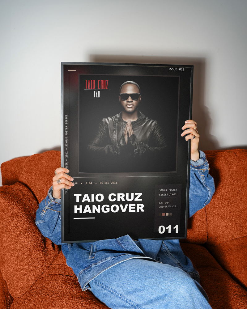 Music poster: Taio Cruz - Hangover
