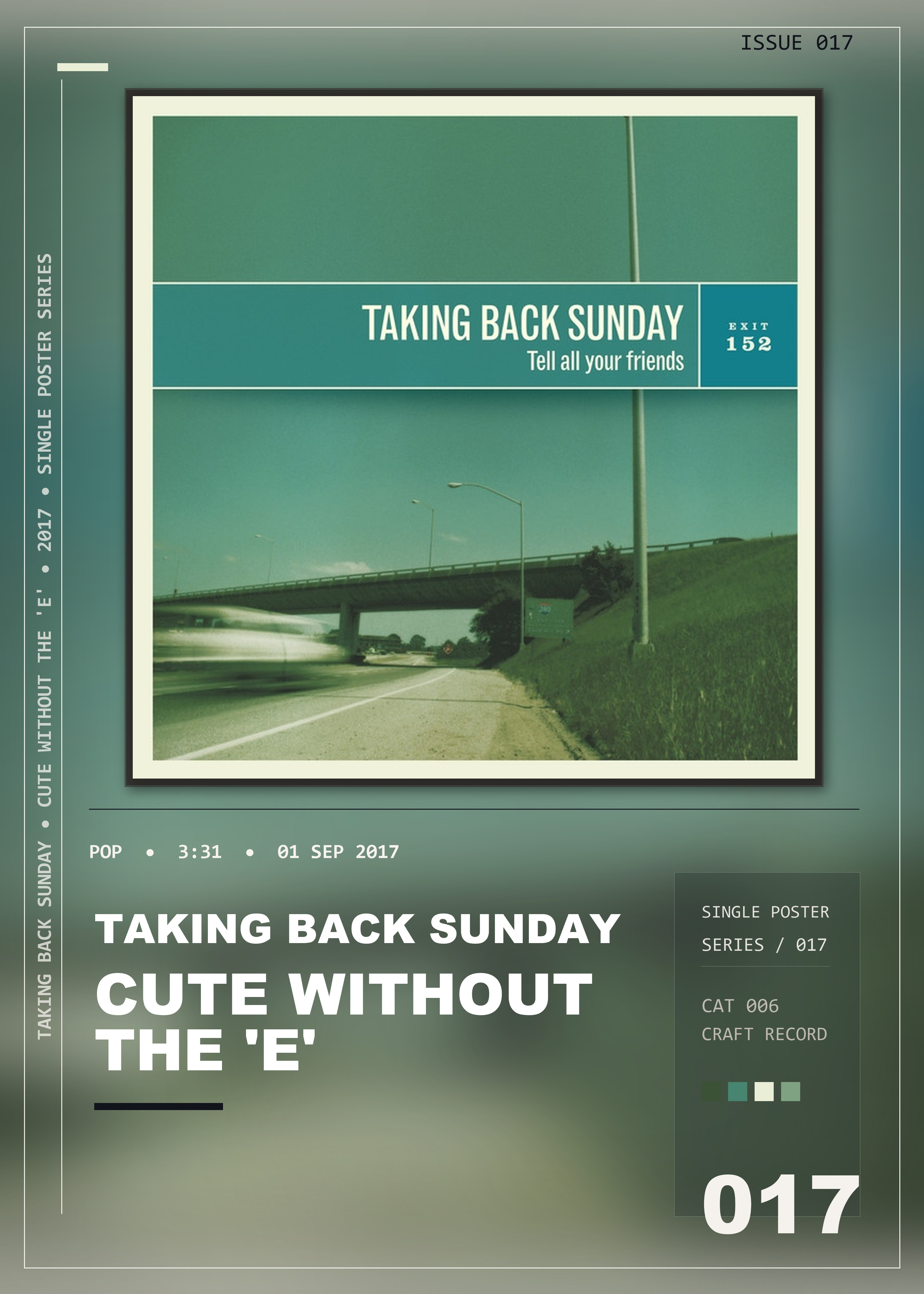 Music poster: Taking Back Sunday - Cute Without The E Cut From The Team