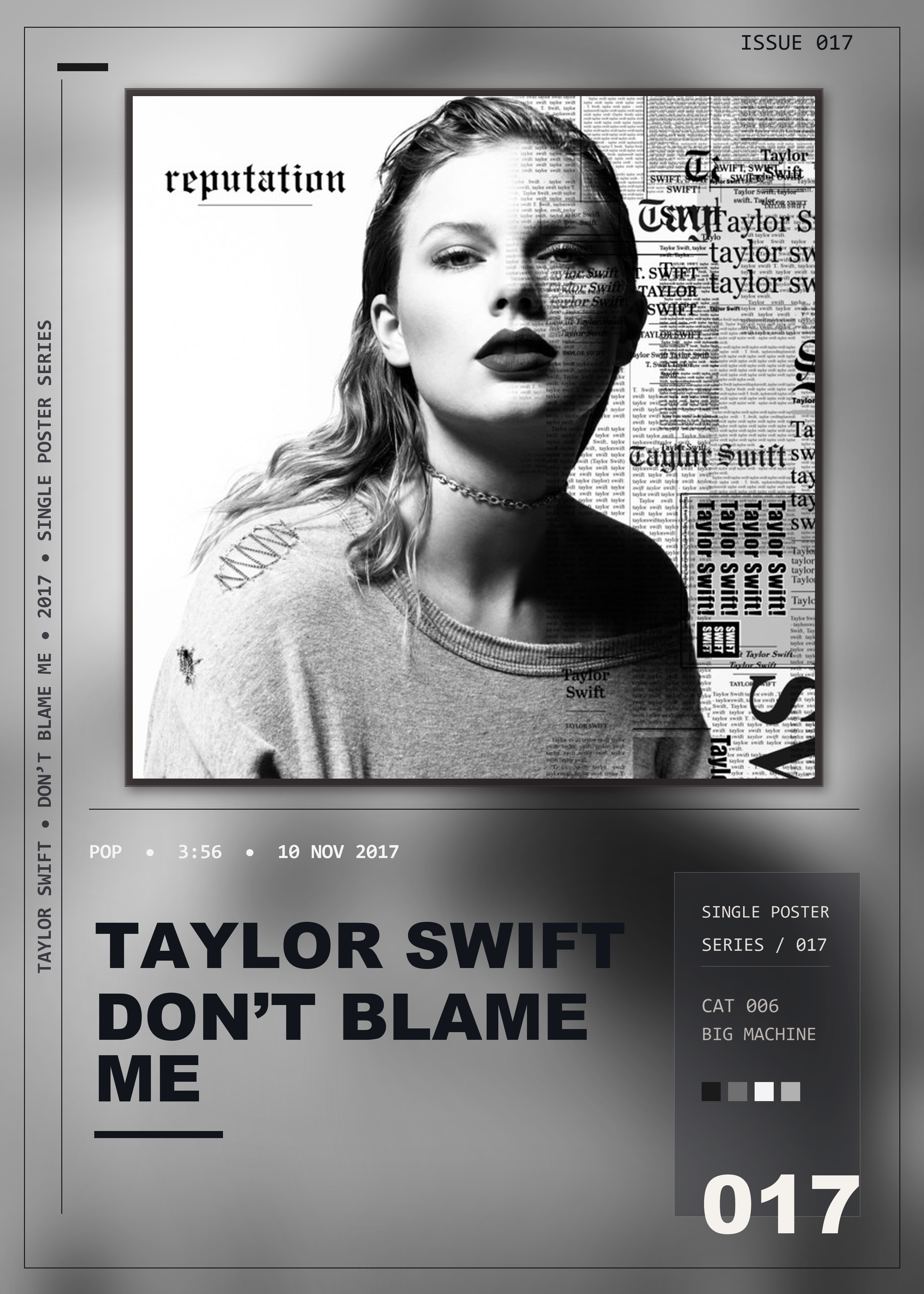 Music poster: Taylor Swift - Dont Blame Me