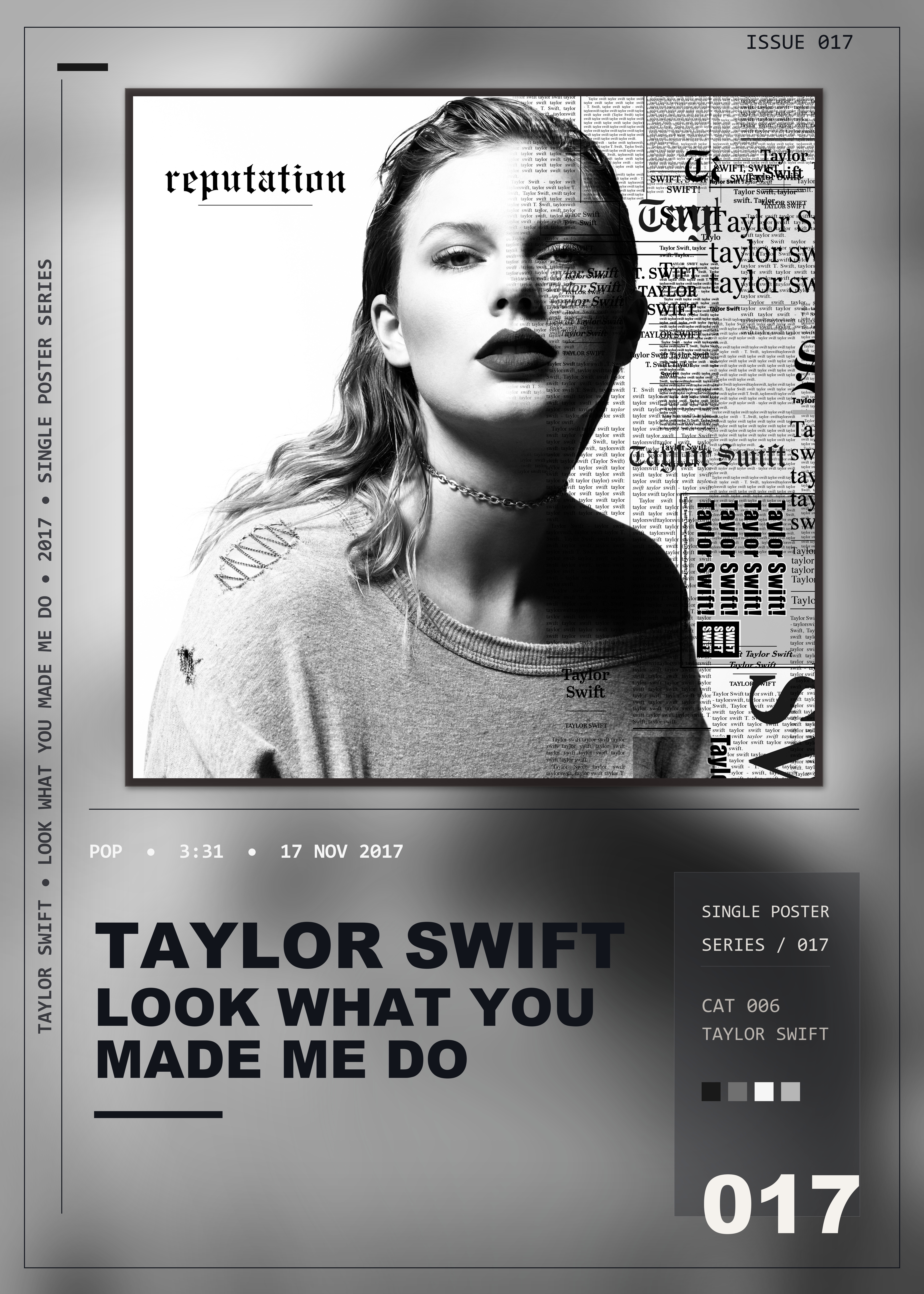 Music poster: Taylor Swift - Look What You Made Me Do
