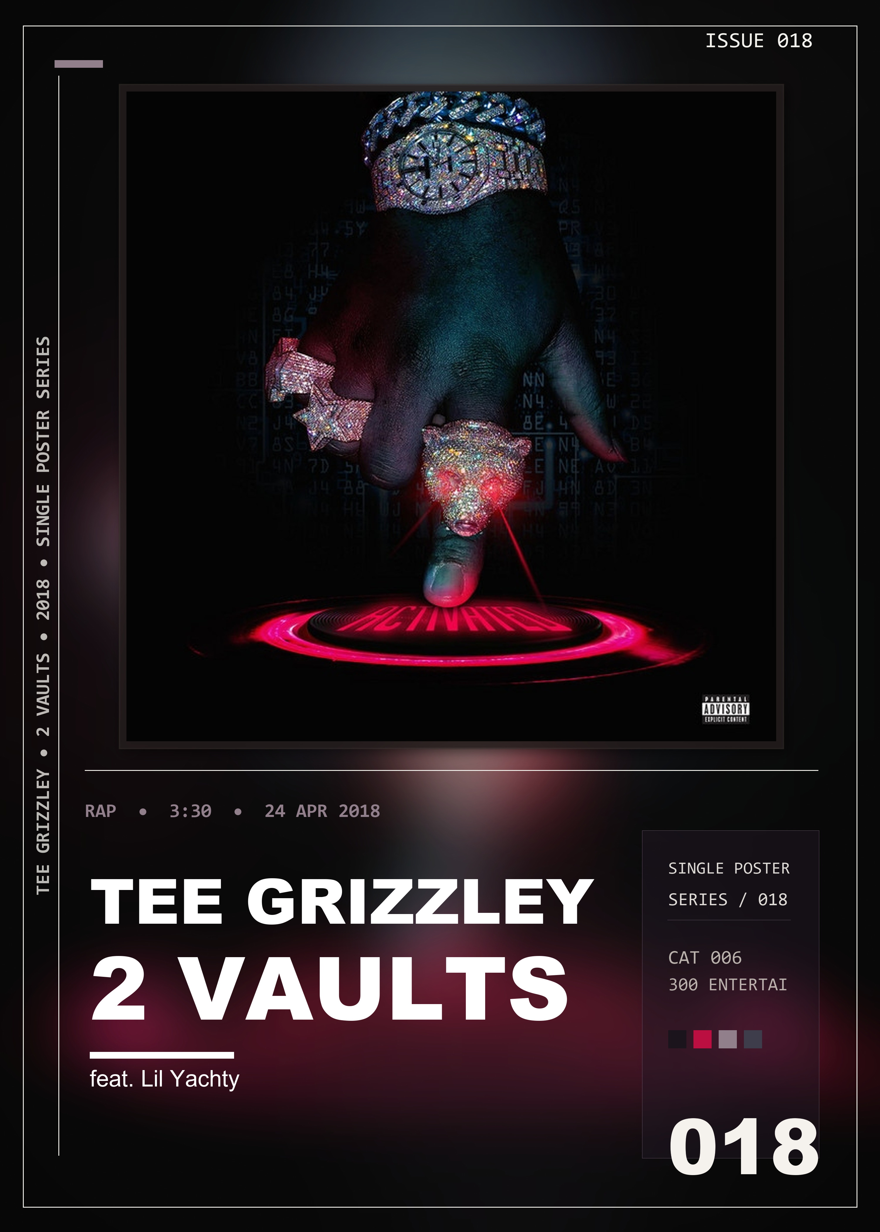 Music poster: Tee Grizzley - 2 Vaults feat Lil Yachty