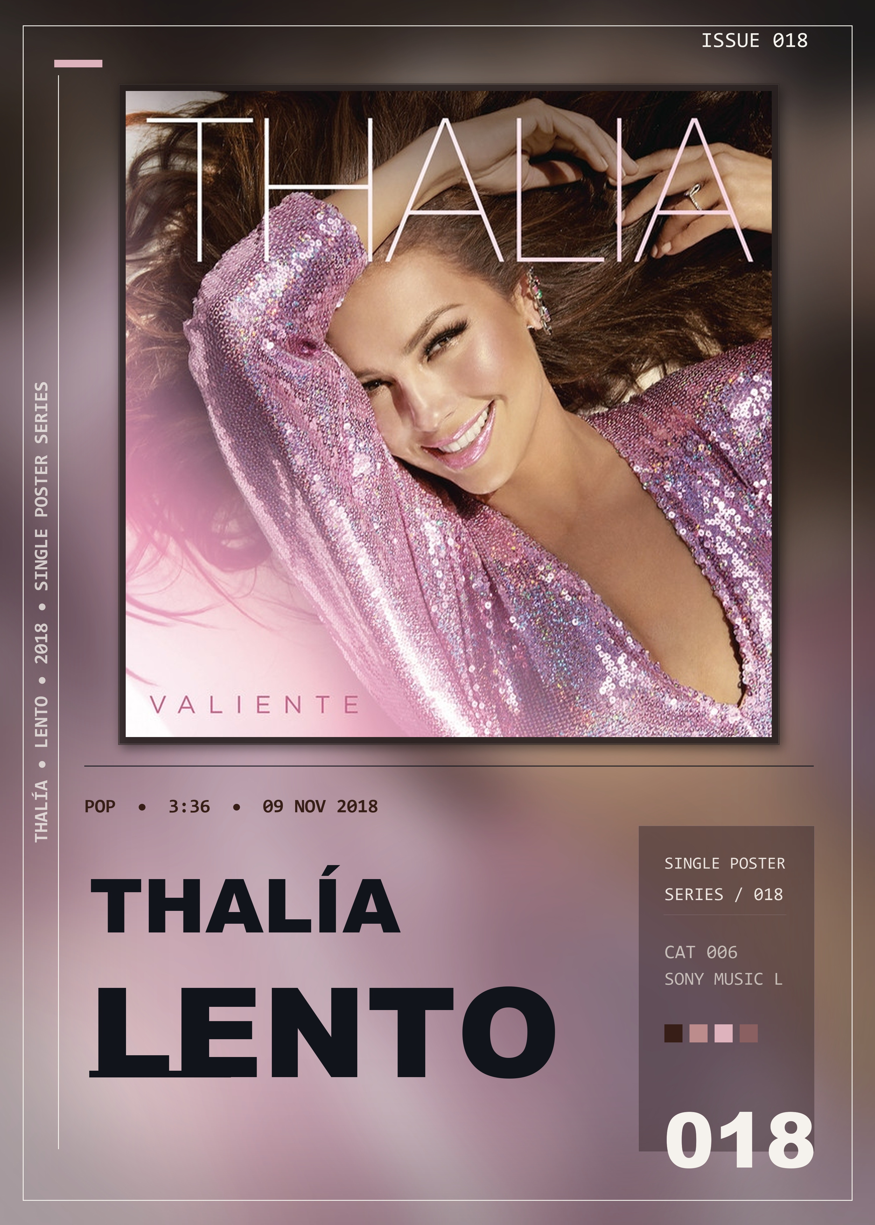 Music poster: Thalía - Lento