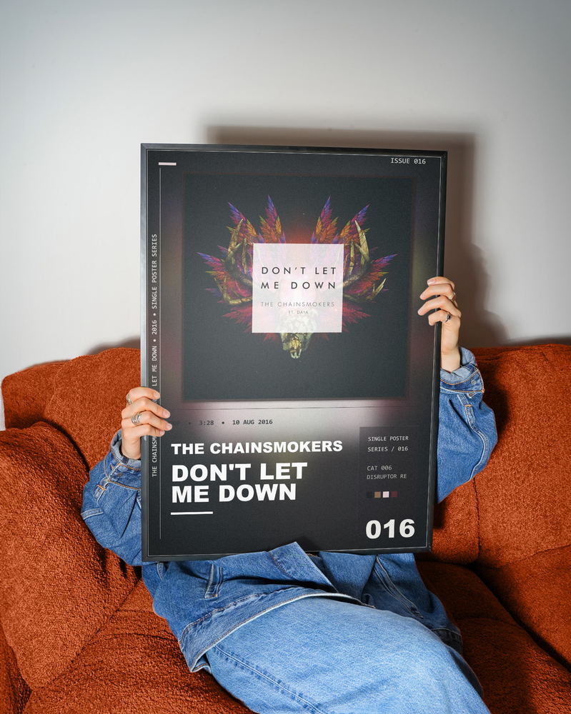 Music poster: The Chainsmokers - Dont Let Me Down