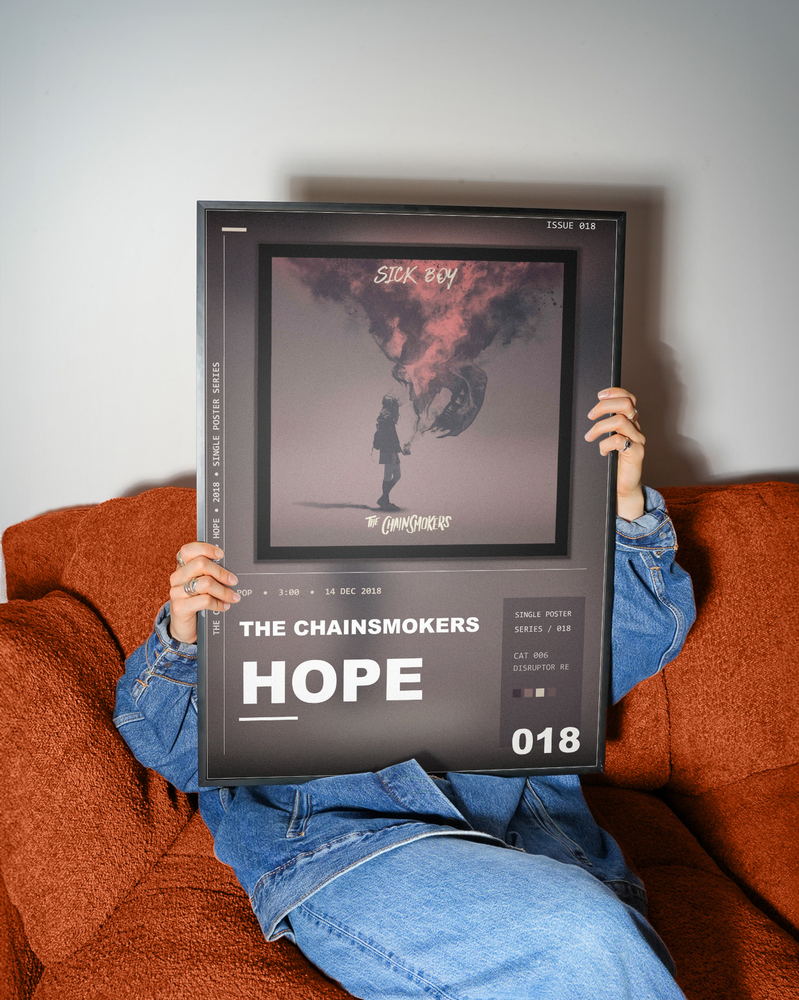 Music poster: The Chainsmokers - Hope