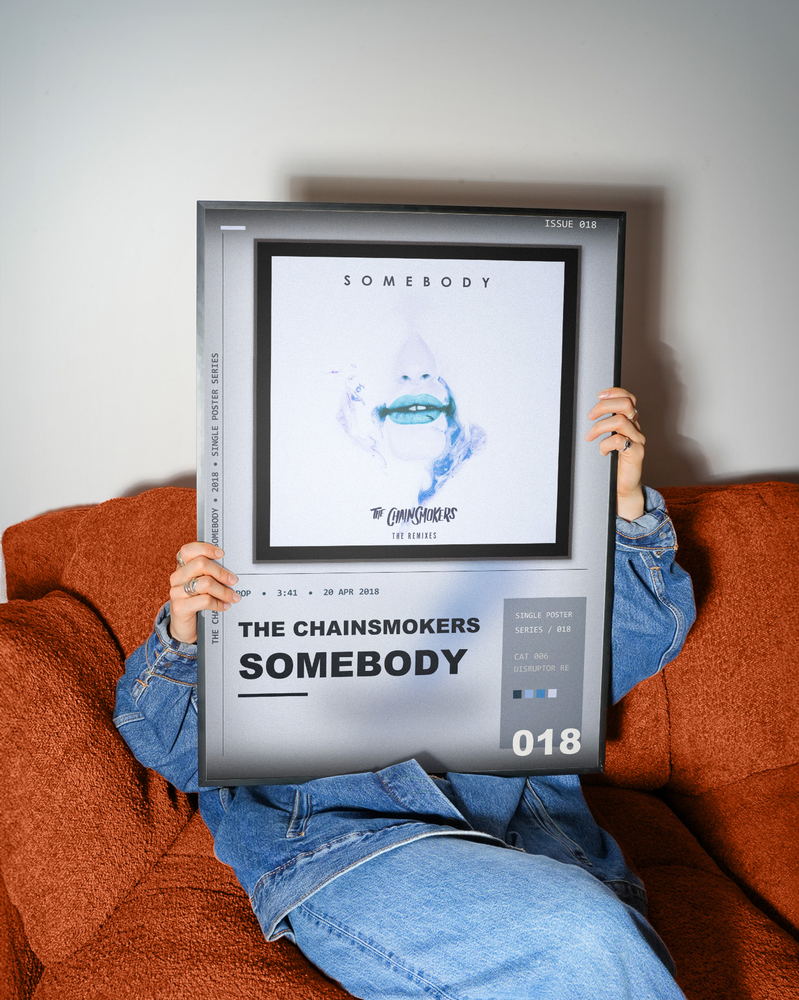 Music poster: The Chainsmokers - Somebody