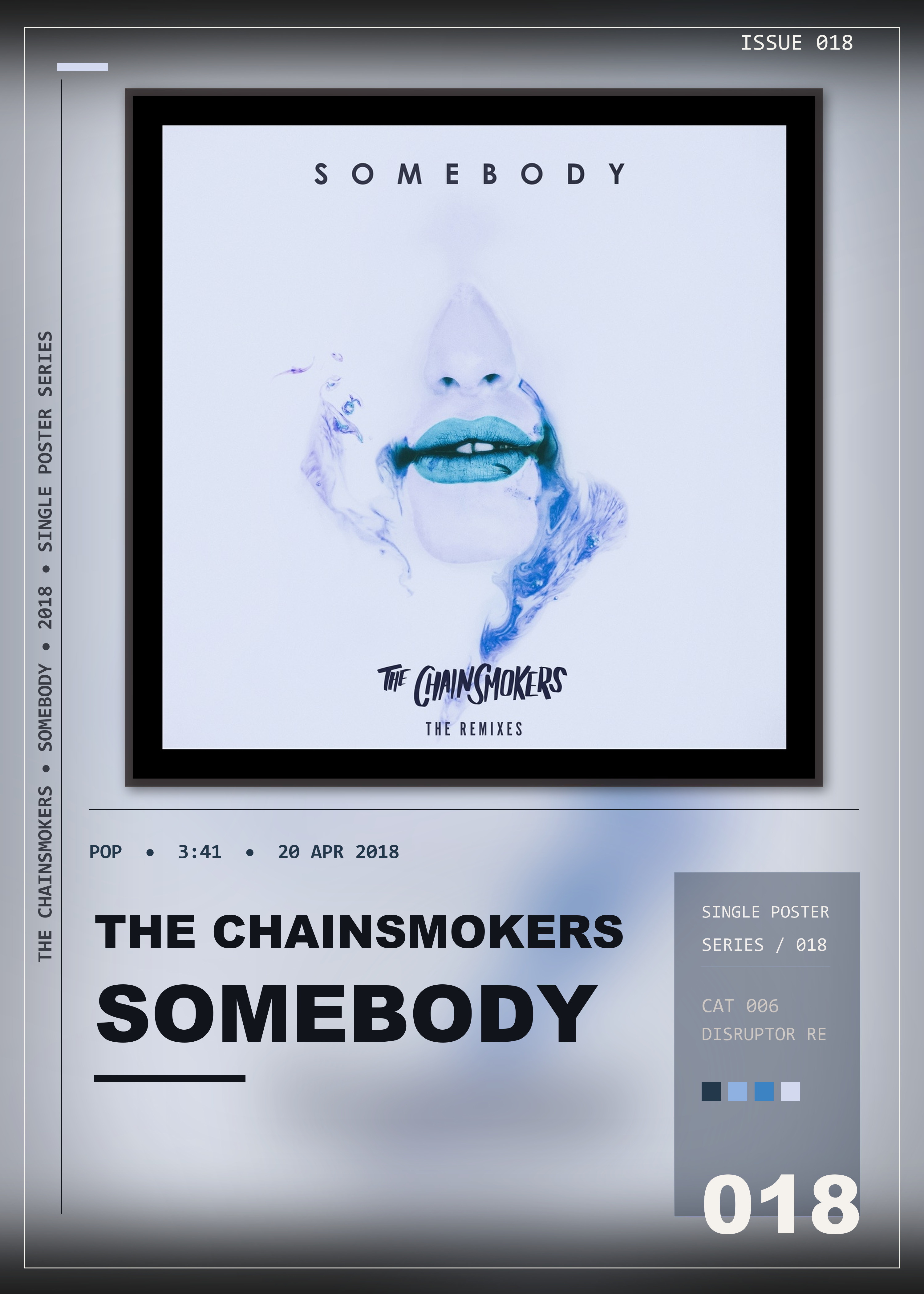 Music poster: The Chainsmokers - Somebody
