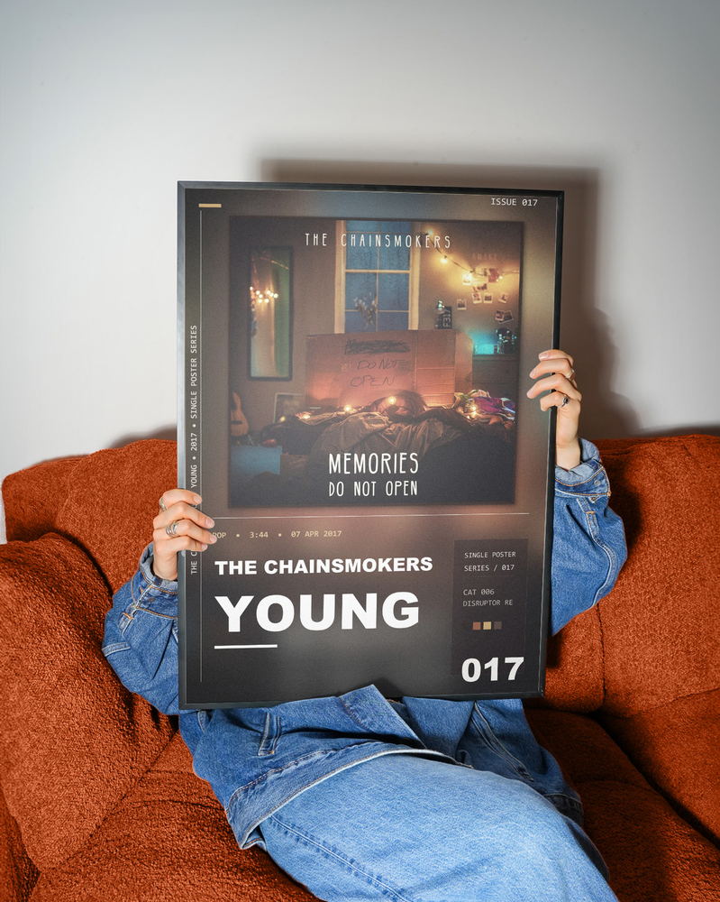 Music poster: The Chainsmokers - Young