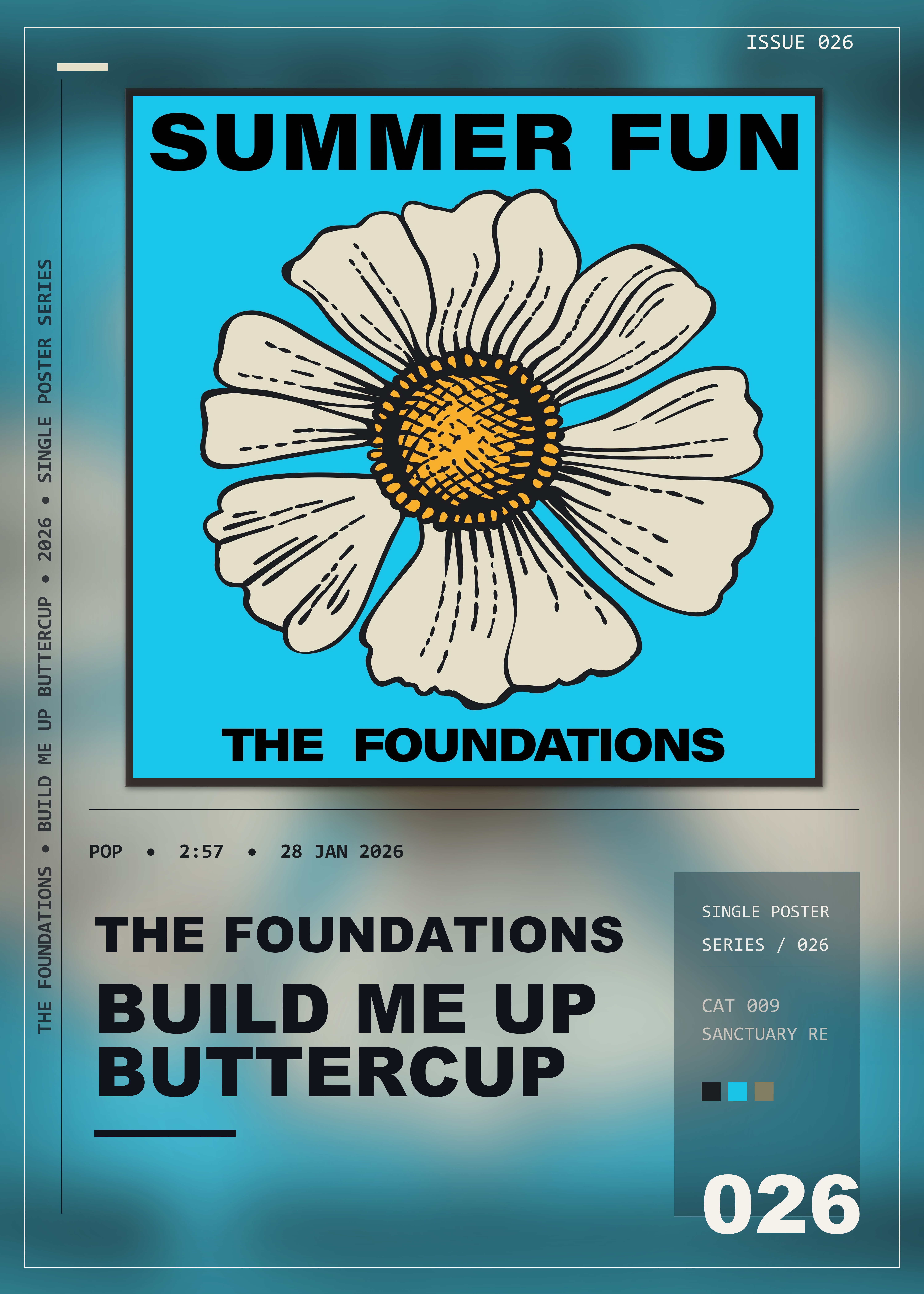 Music poster: The Foundations - Build Me Up Buttercup