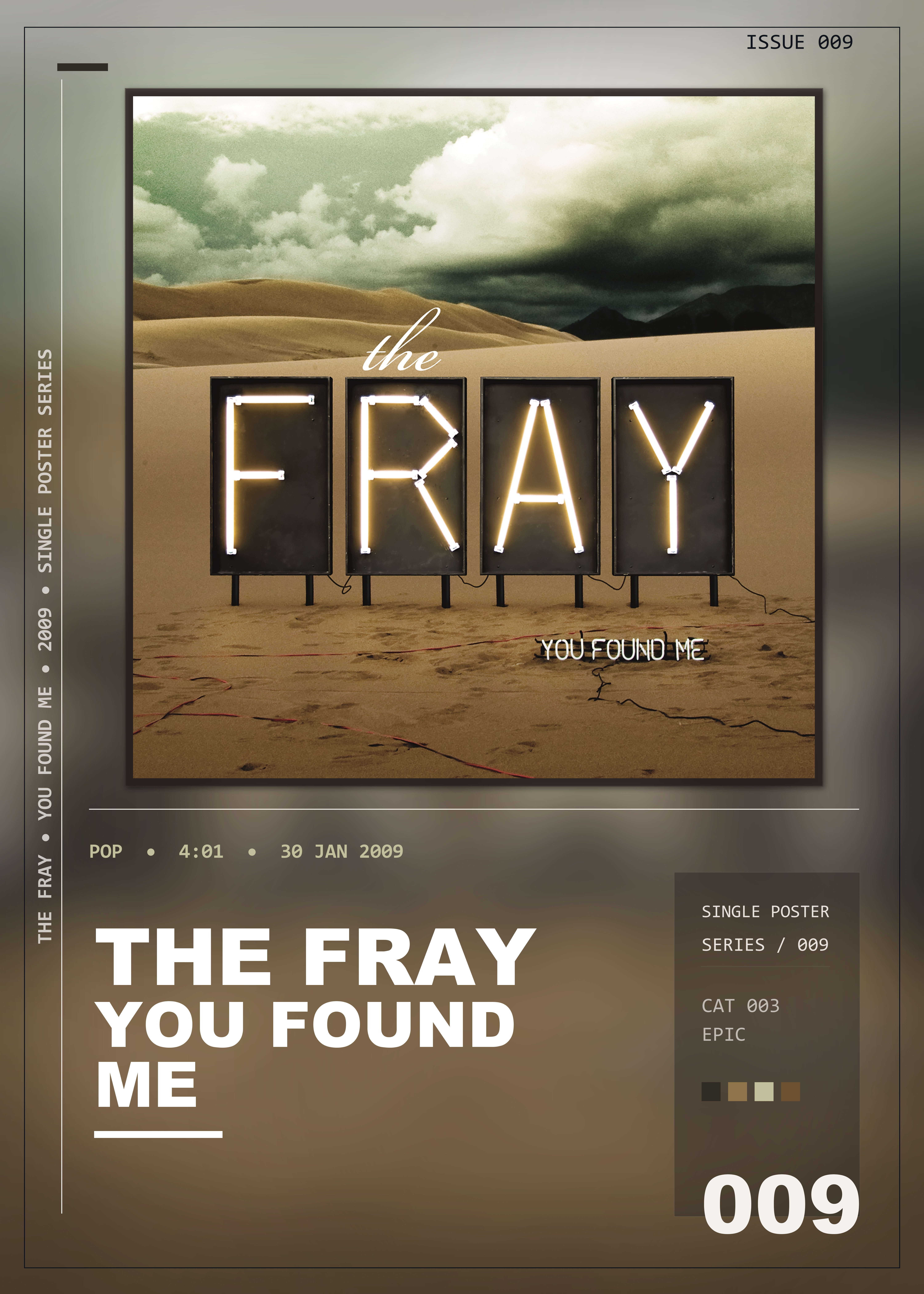Music poster: The Fray - You Found Me