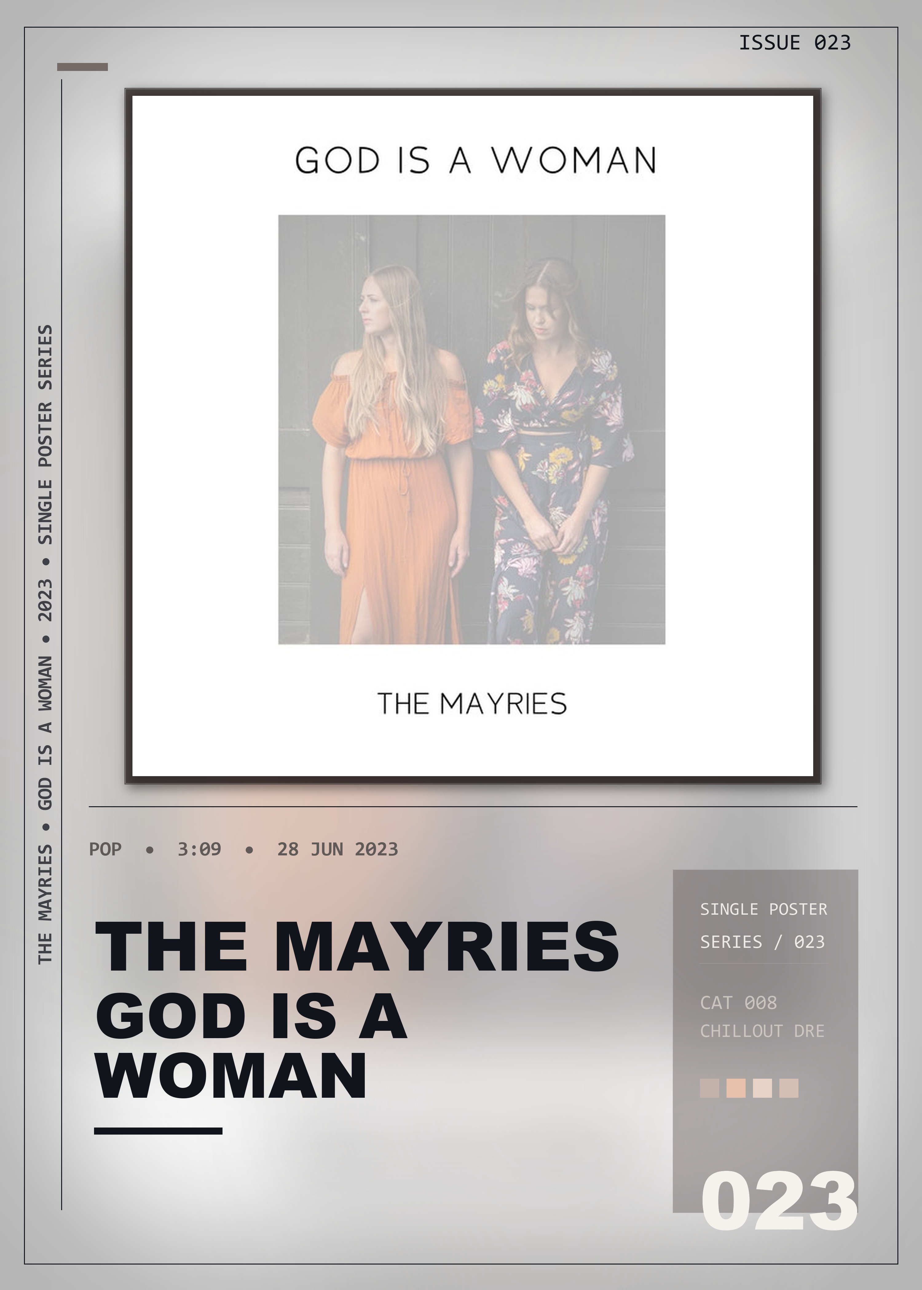 Music poster: The Mayries - God is a Woman