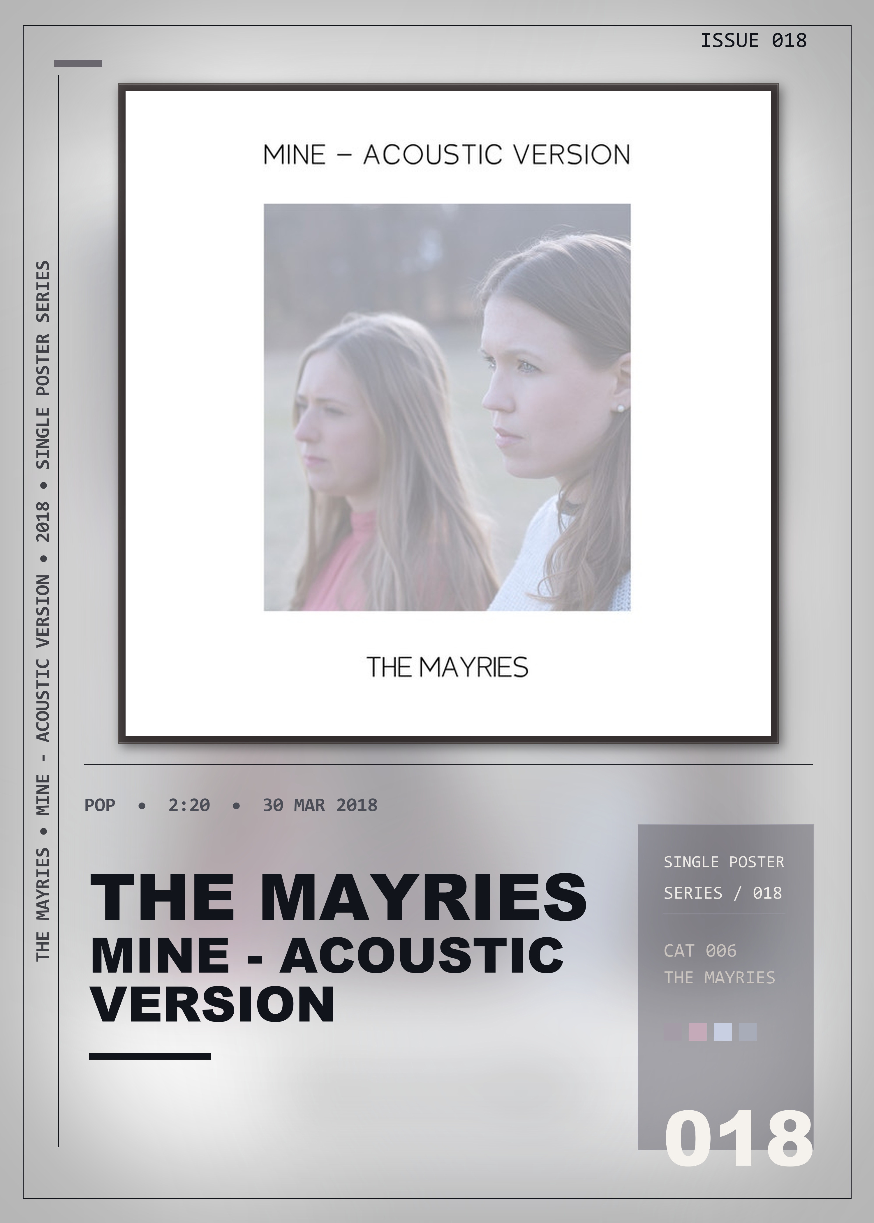 Music poster: The Mayries - Mine - Acoustic Version