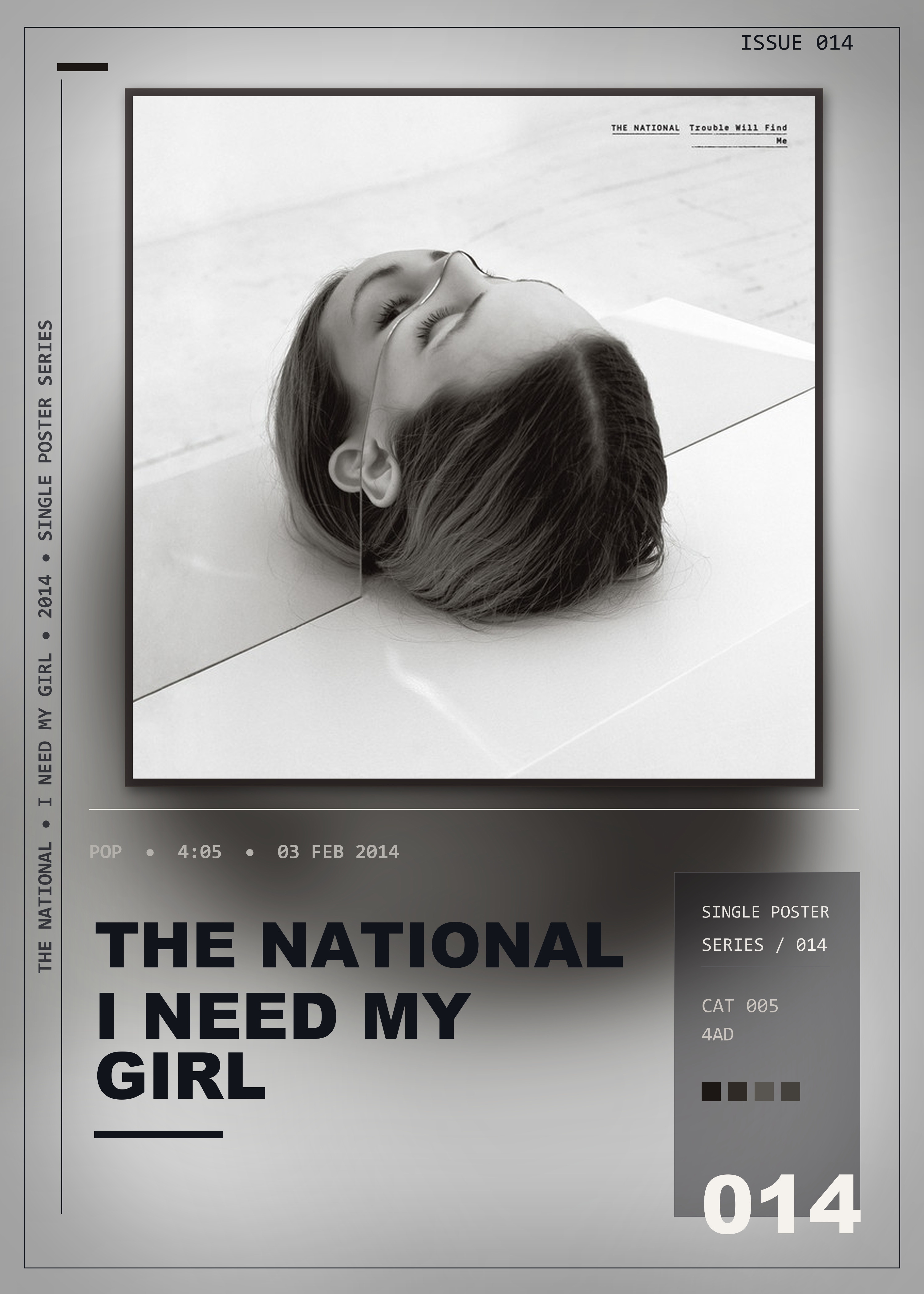 Music poster: The National - I Need My Girl