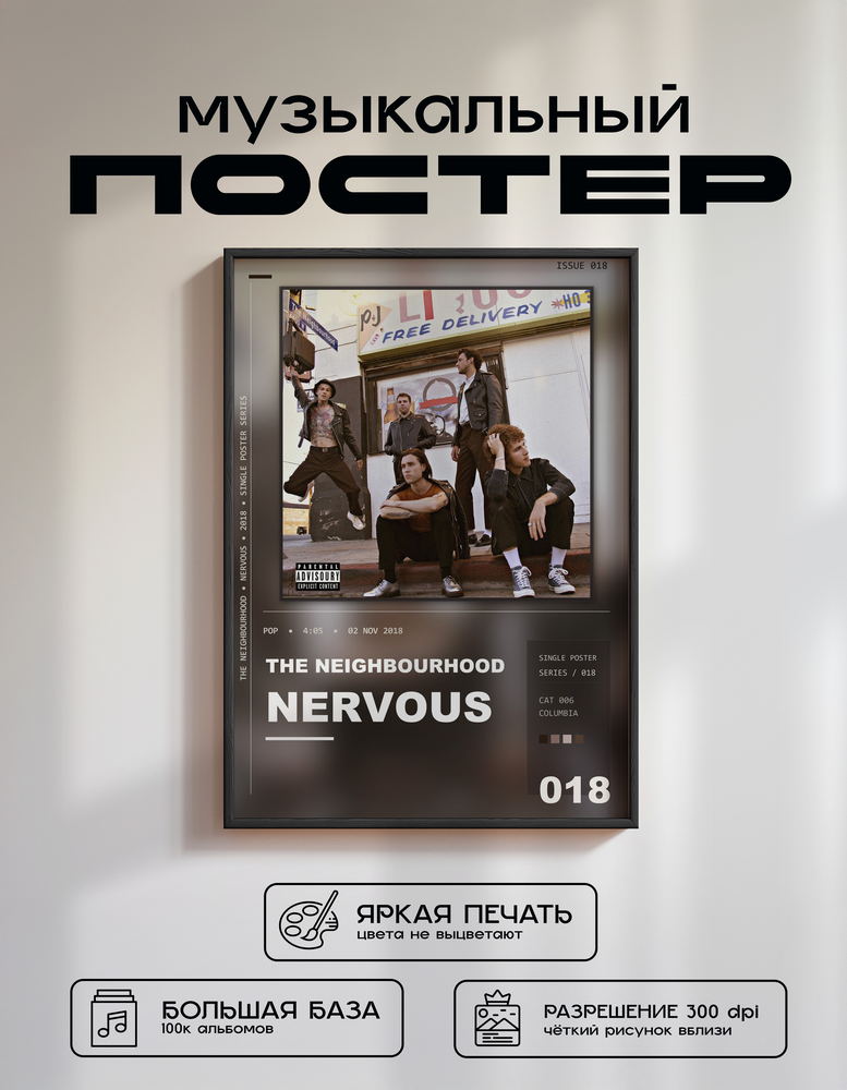 Music poster: The Neighbourhood - Nervous