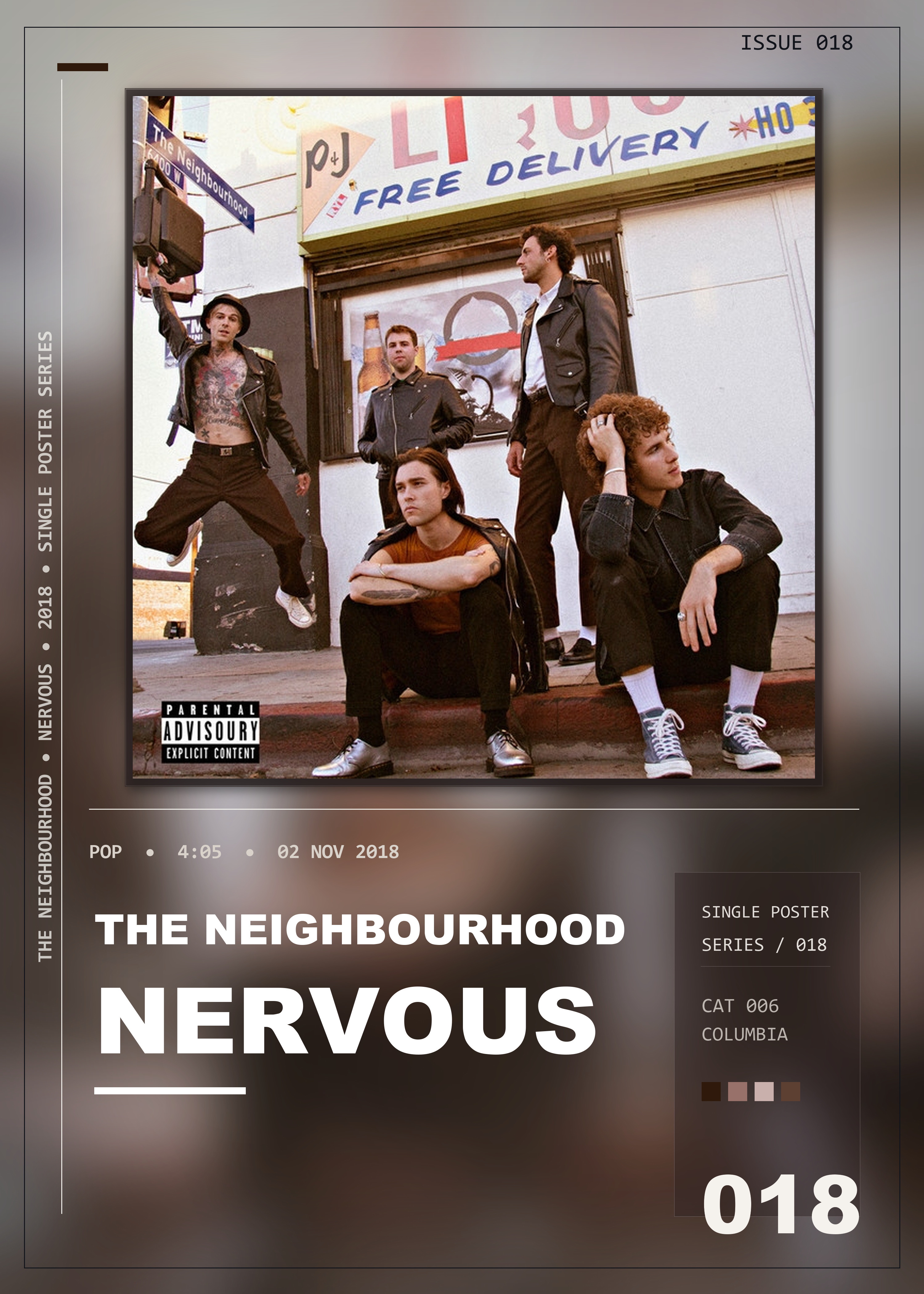Music poster: The Neighbourhood - Nervous