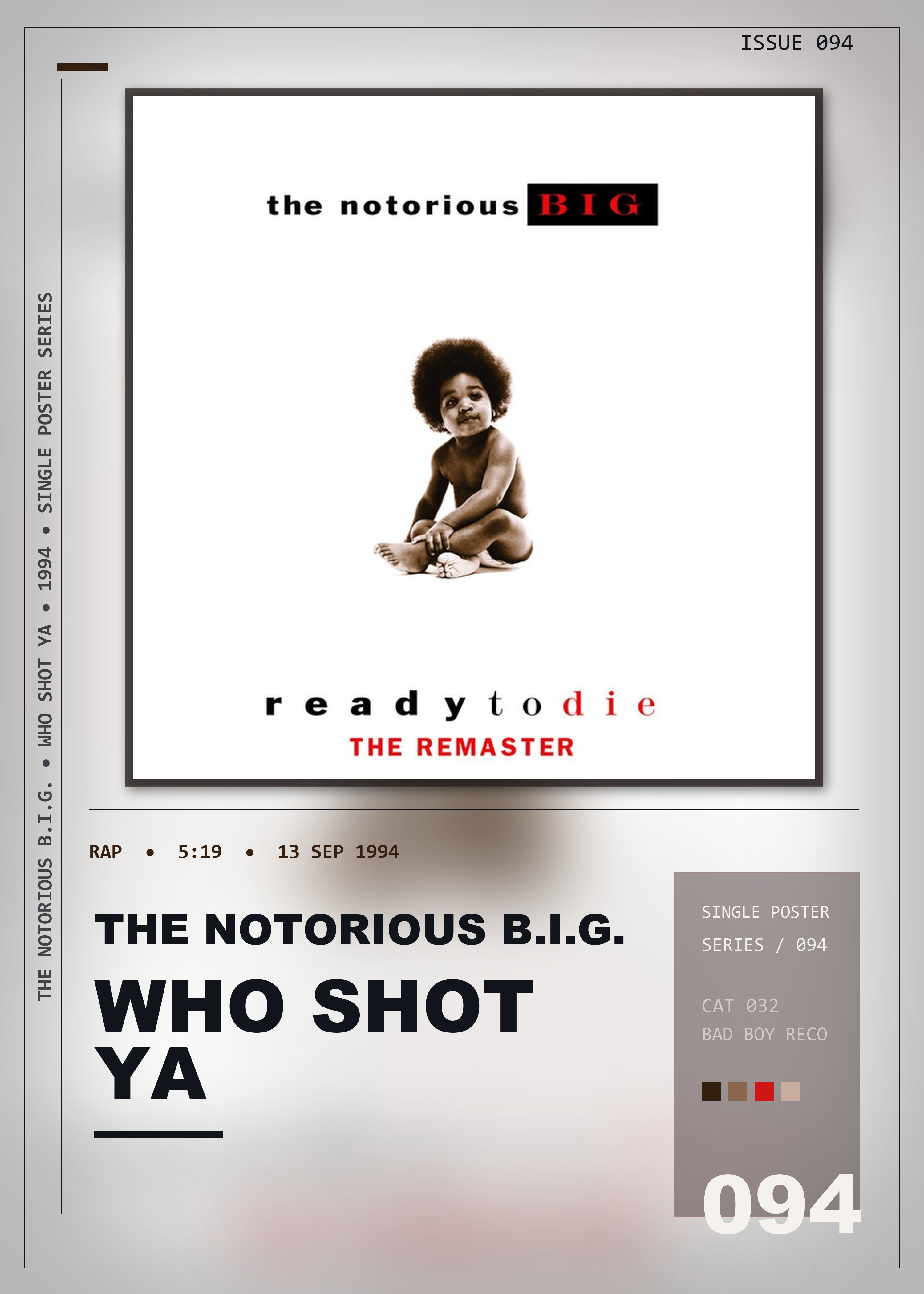 Music poster: The Notorious BIG - Who Shot Ya