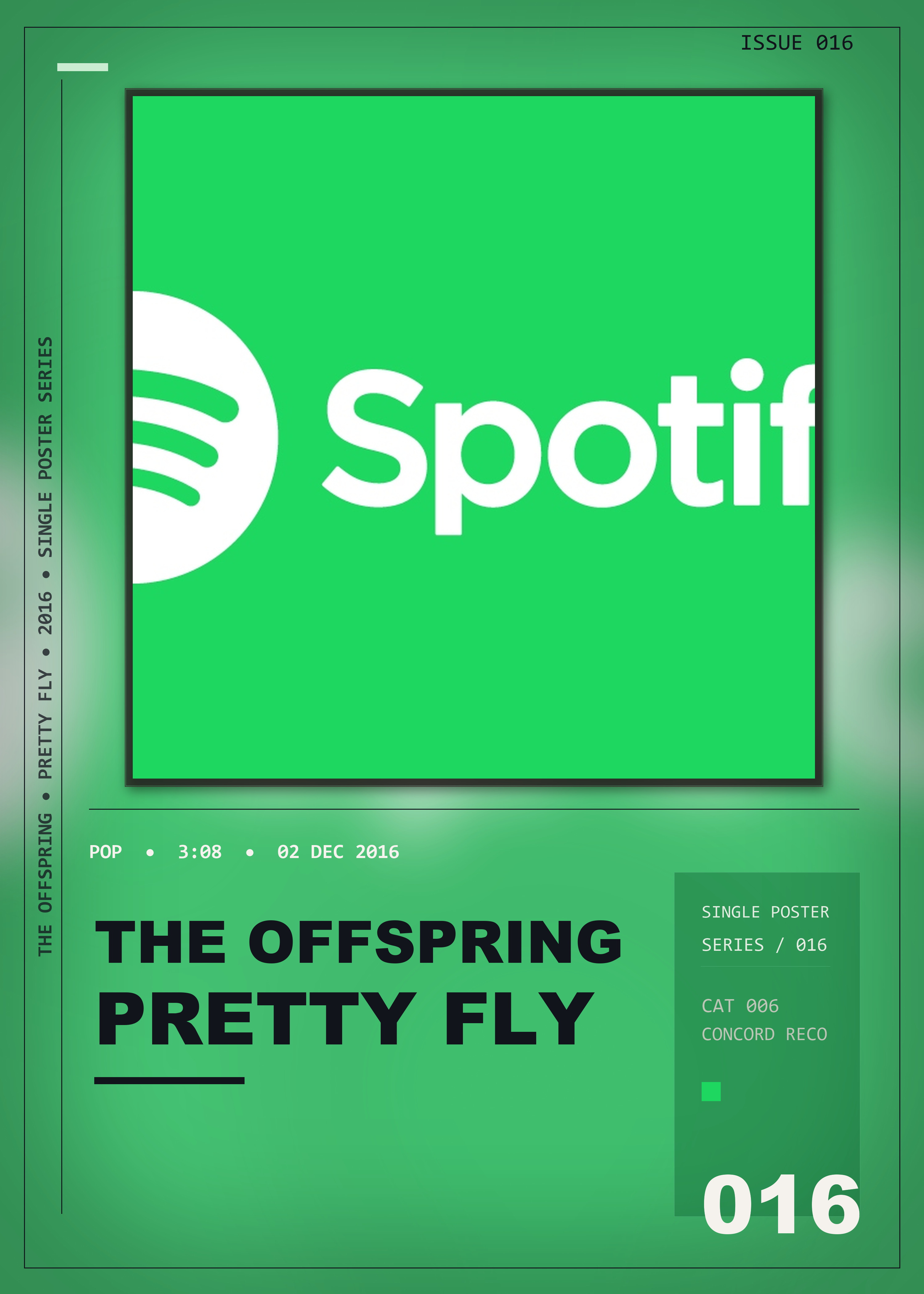 Music poster: The Offspring - Pretty Fly For A White Guy
