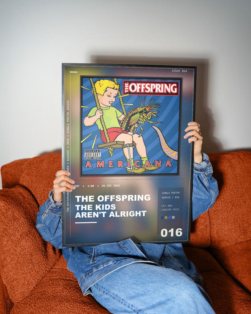 Music poster: The Offspring - The Kids Arent Alright