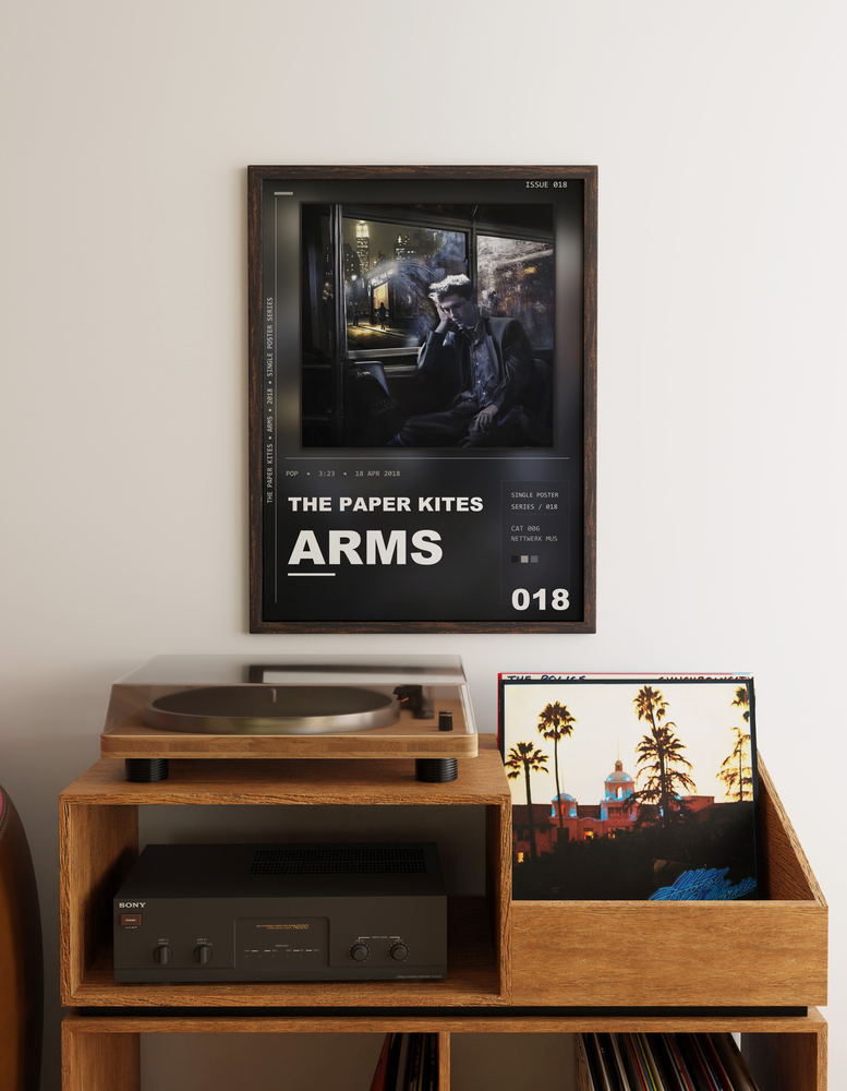Music poster: The Paper Kites - Arms