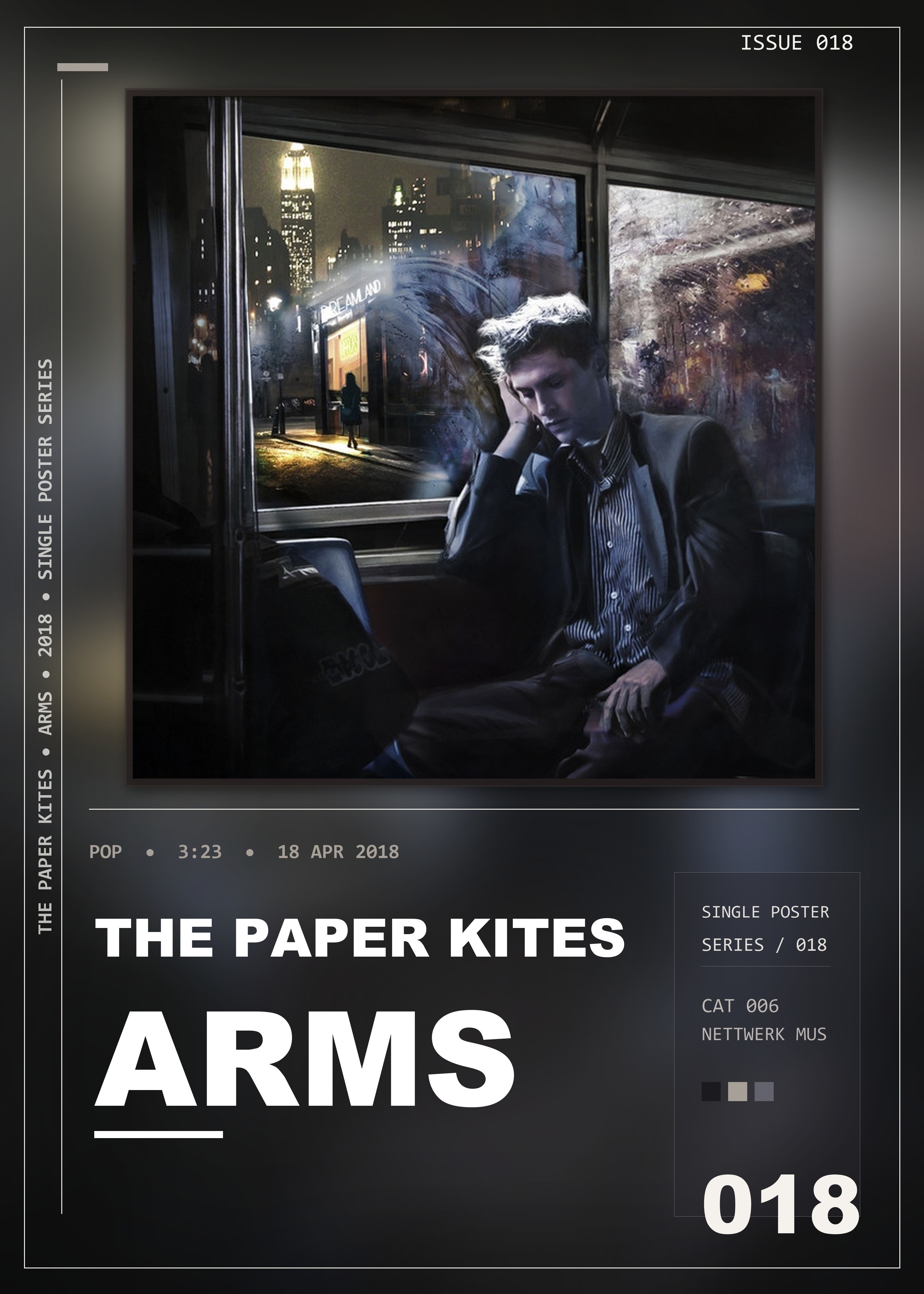 Music poster: The Paper Kites - Arms