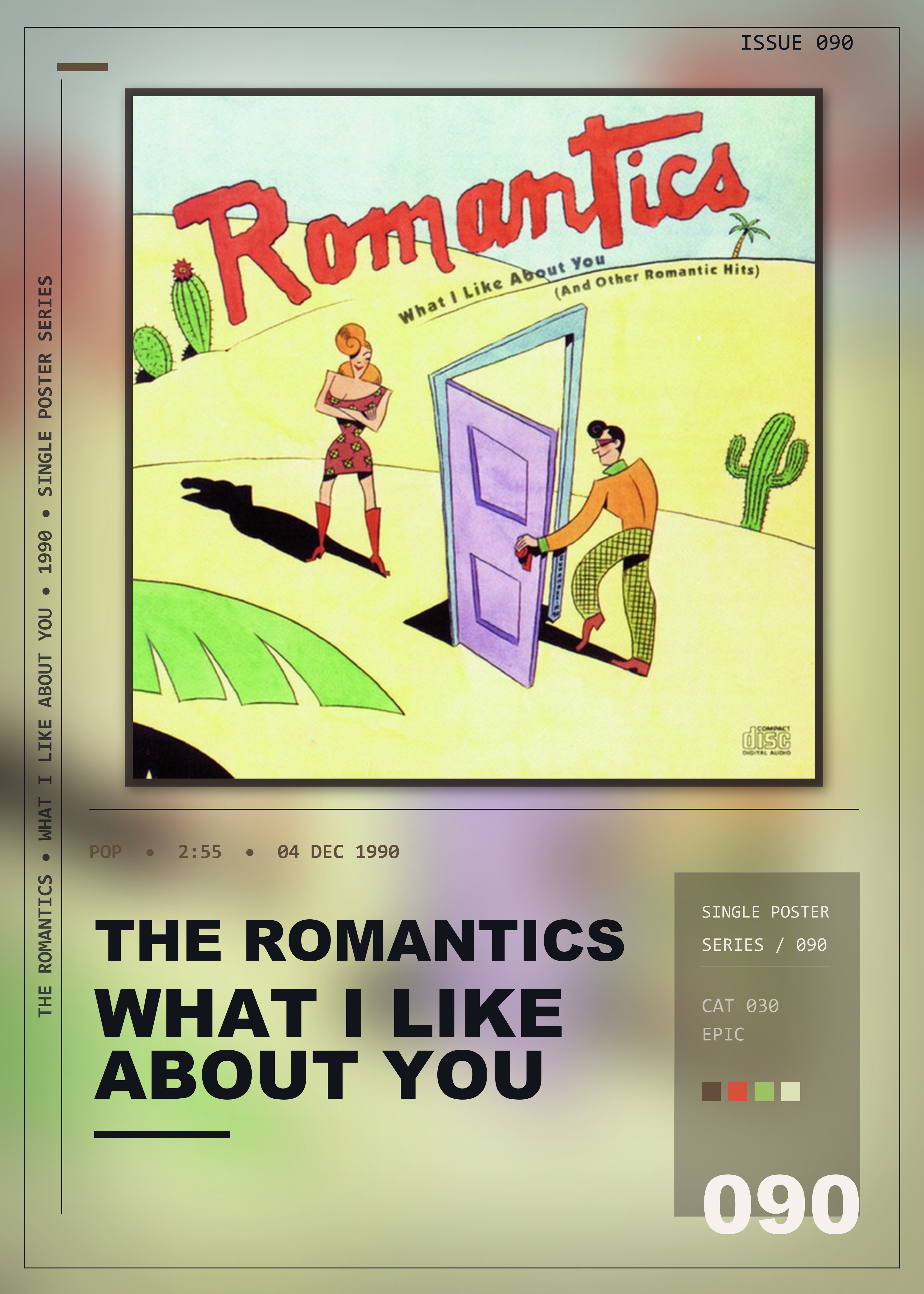 Music poster: The Romantics - What I Like About You