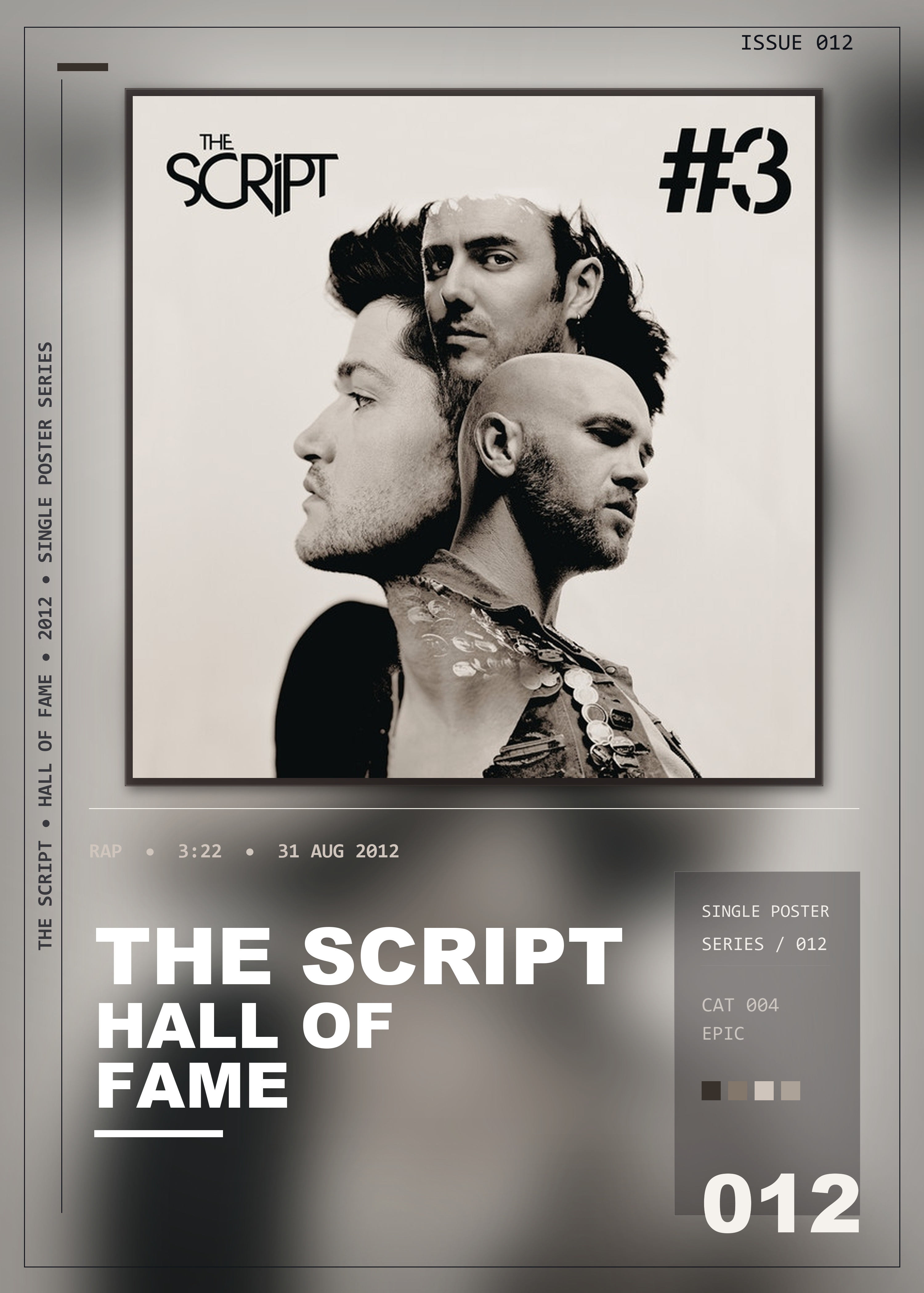 Music poster: The Script - Hall of Fame