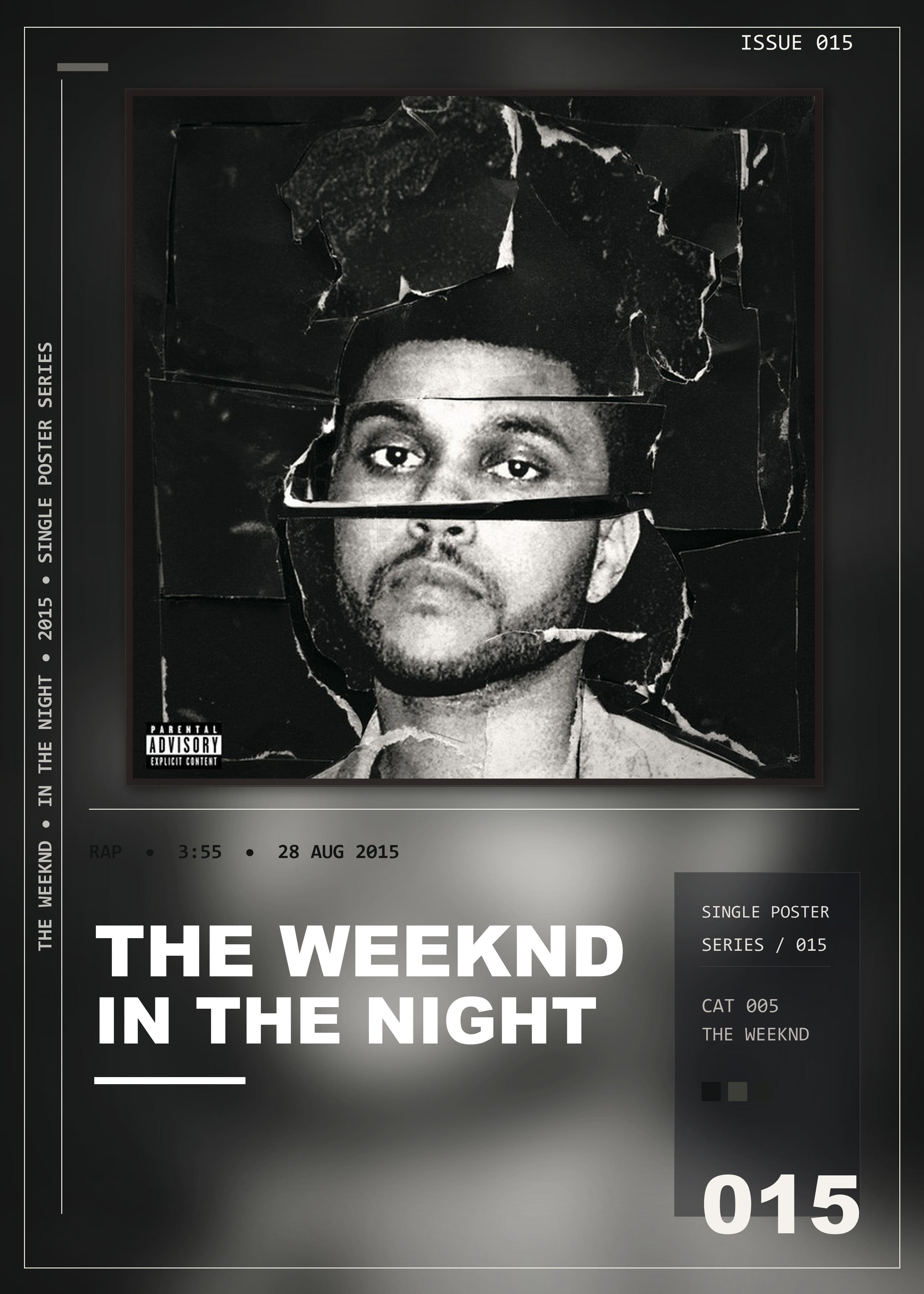 Music poster: The Weeknd - In The Night
