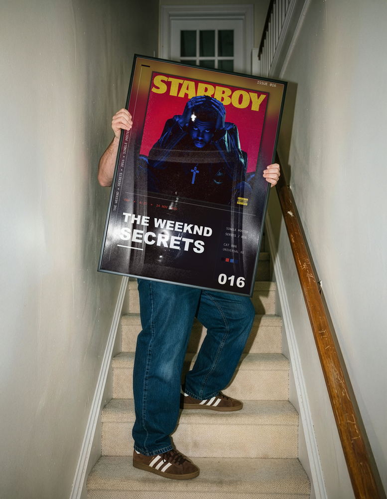 Music poster: The Weeknd - Secrets