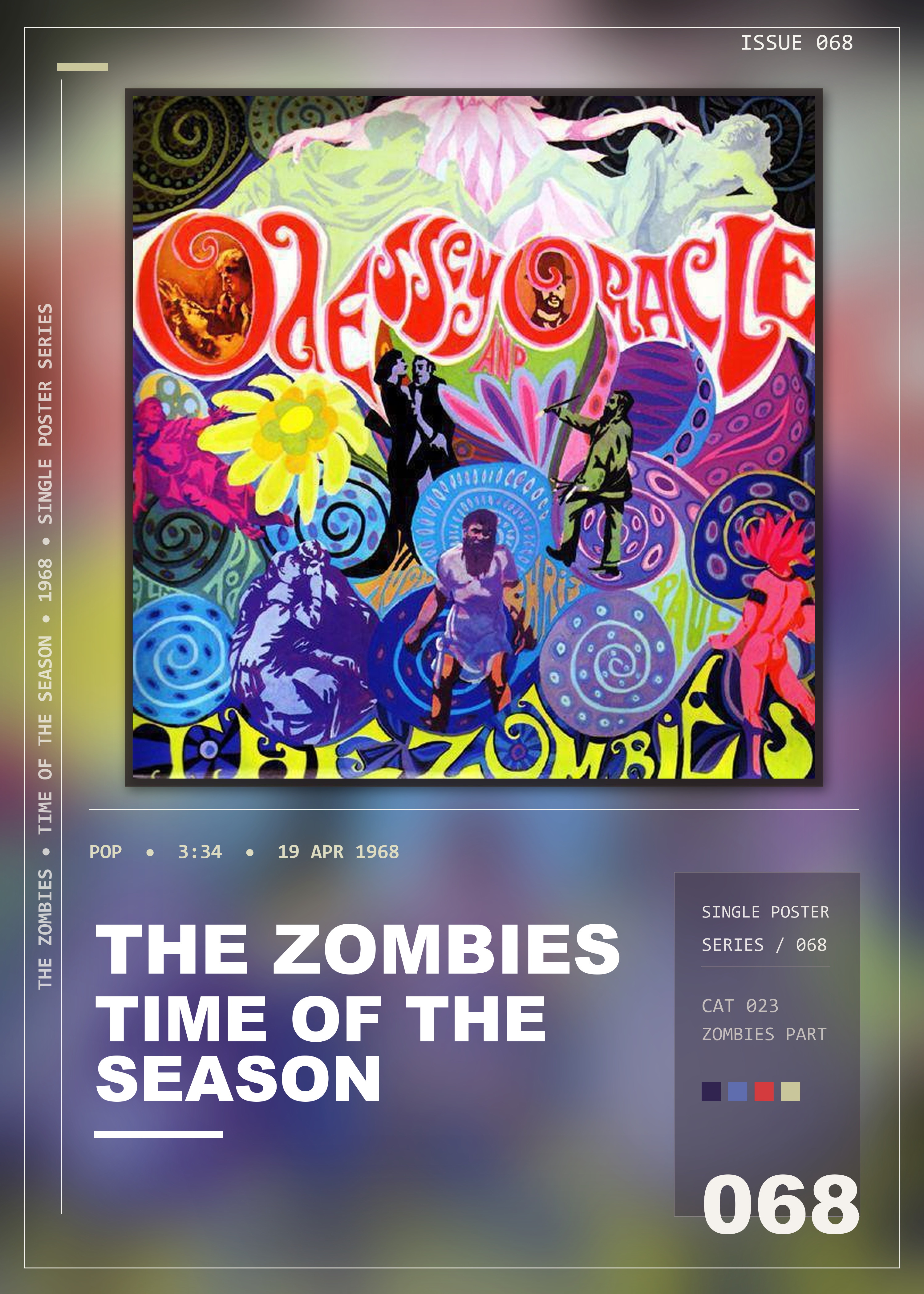 Music poster: The Zombies - Time Of The Season Mono Version