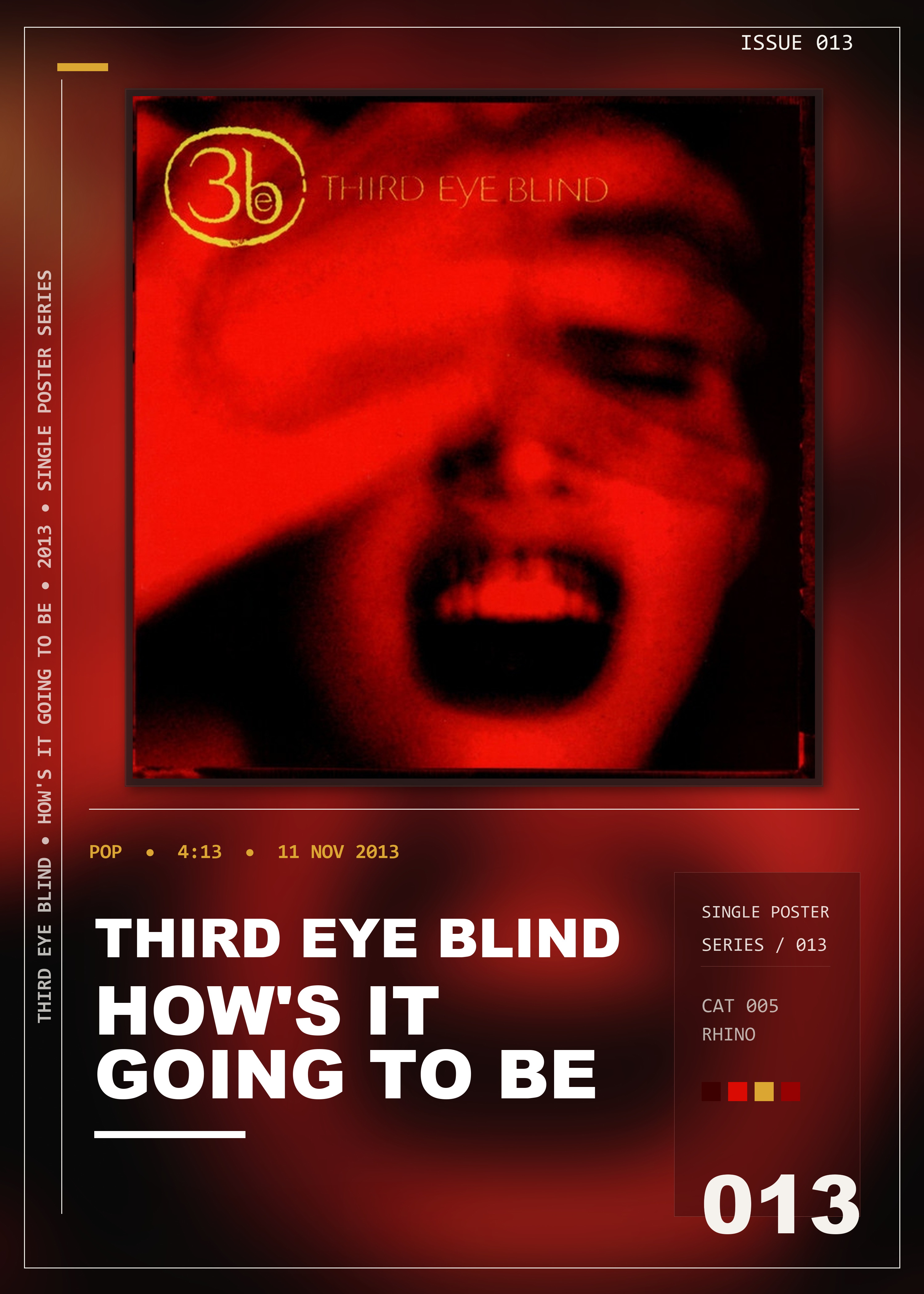 Music poster: Third Eye Blind - Hows It Going to Be