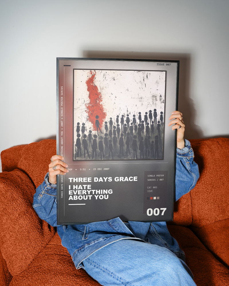 Music poster: Three Days Grace - I Hate Everything About You