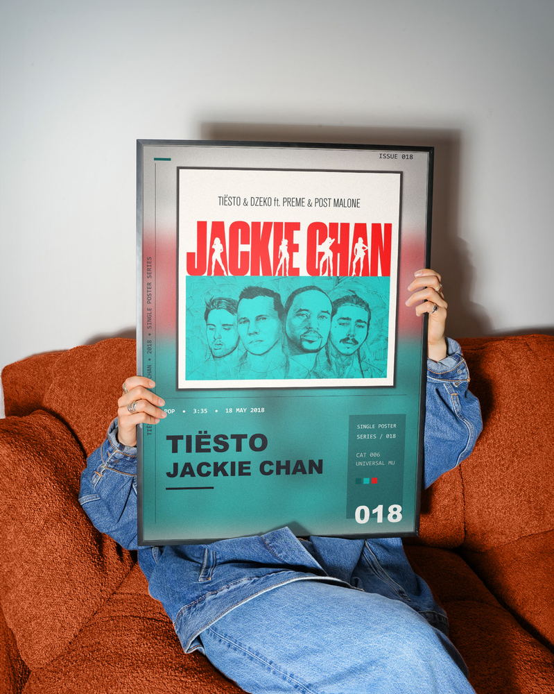 Music poster: Tiësto - Jackie Chan