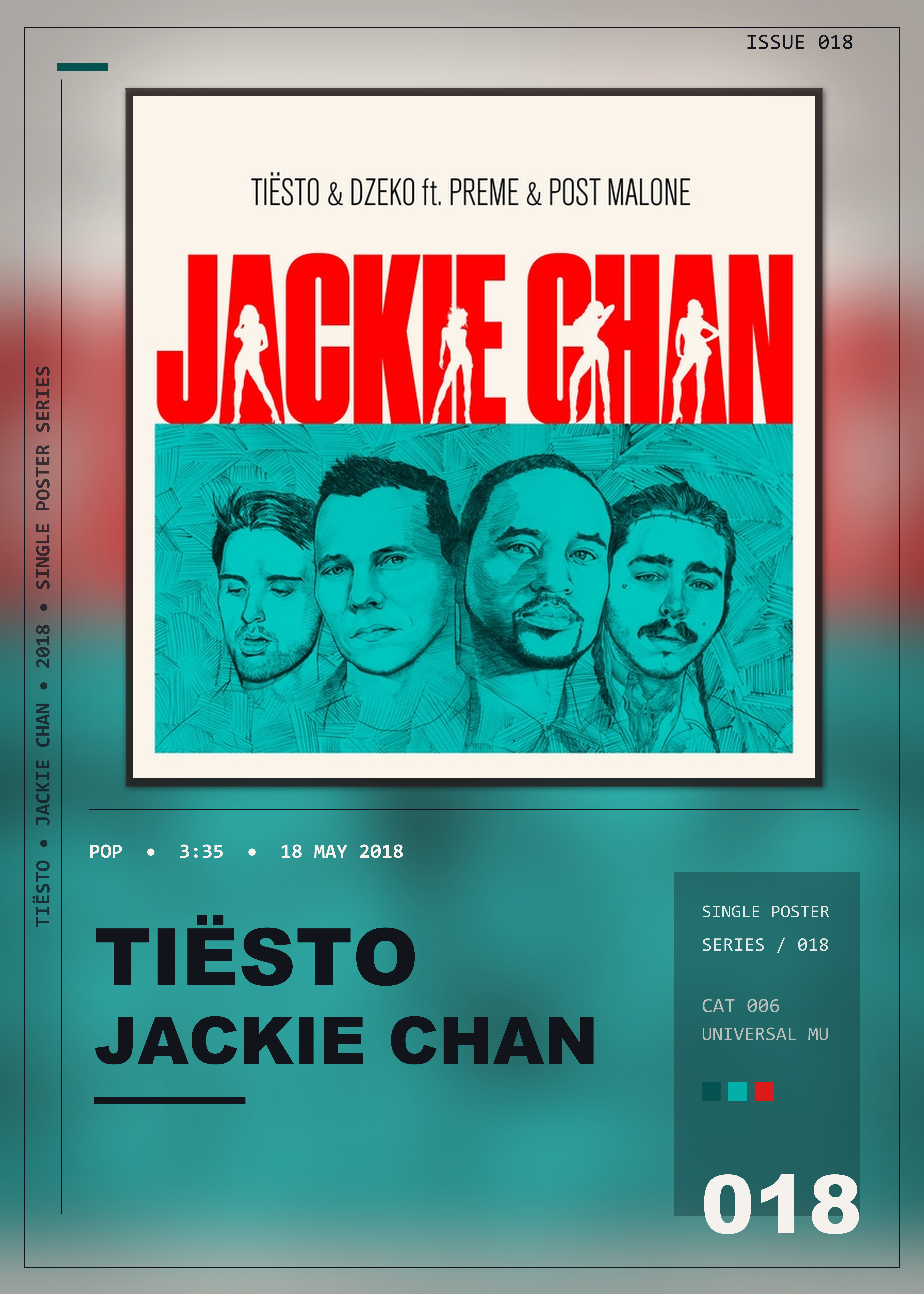Music poster: Tiësto - Jackie Chan
