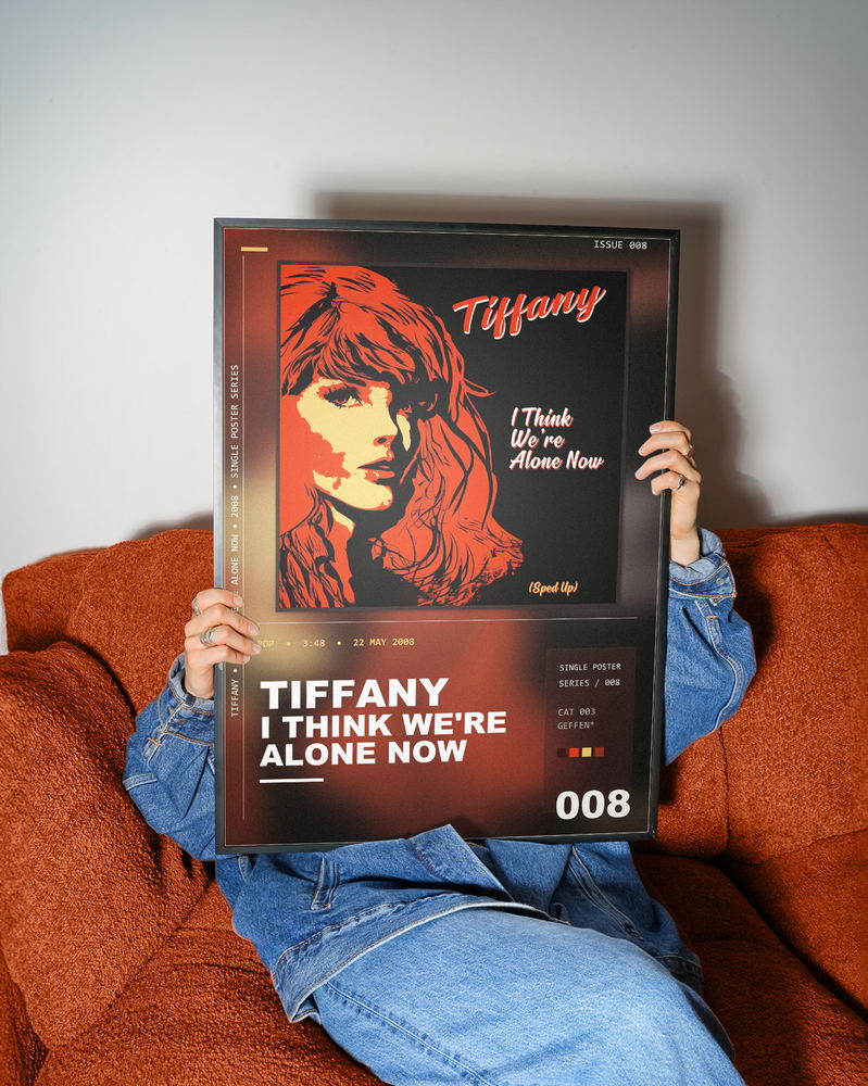 Music poster: Tiffany - I Think Were Alone Now