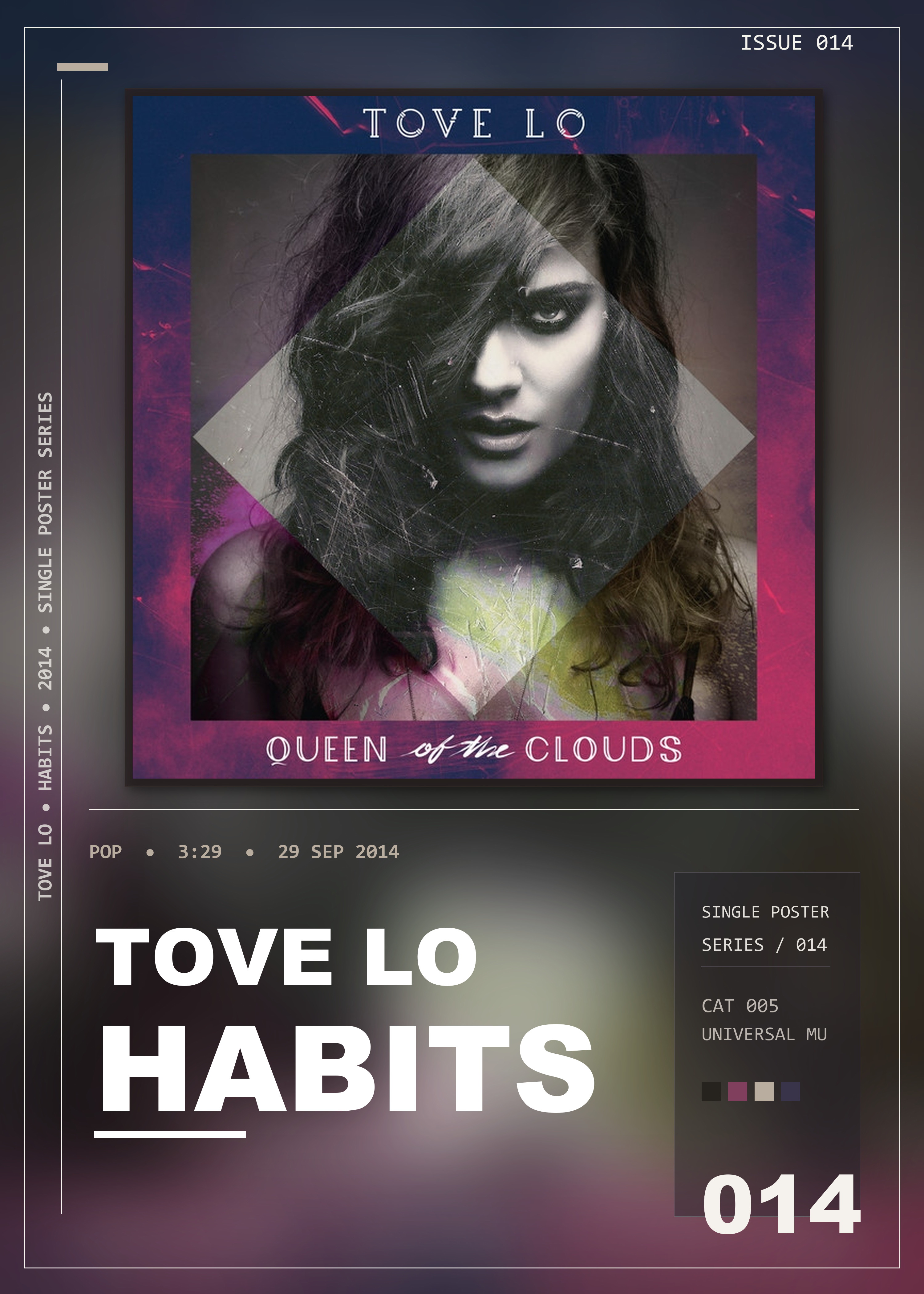 Music poster: Tove Lo - Habits Stay High