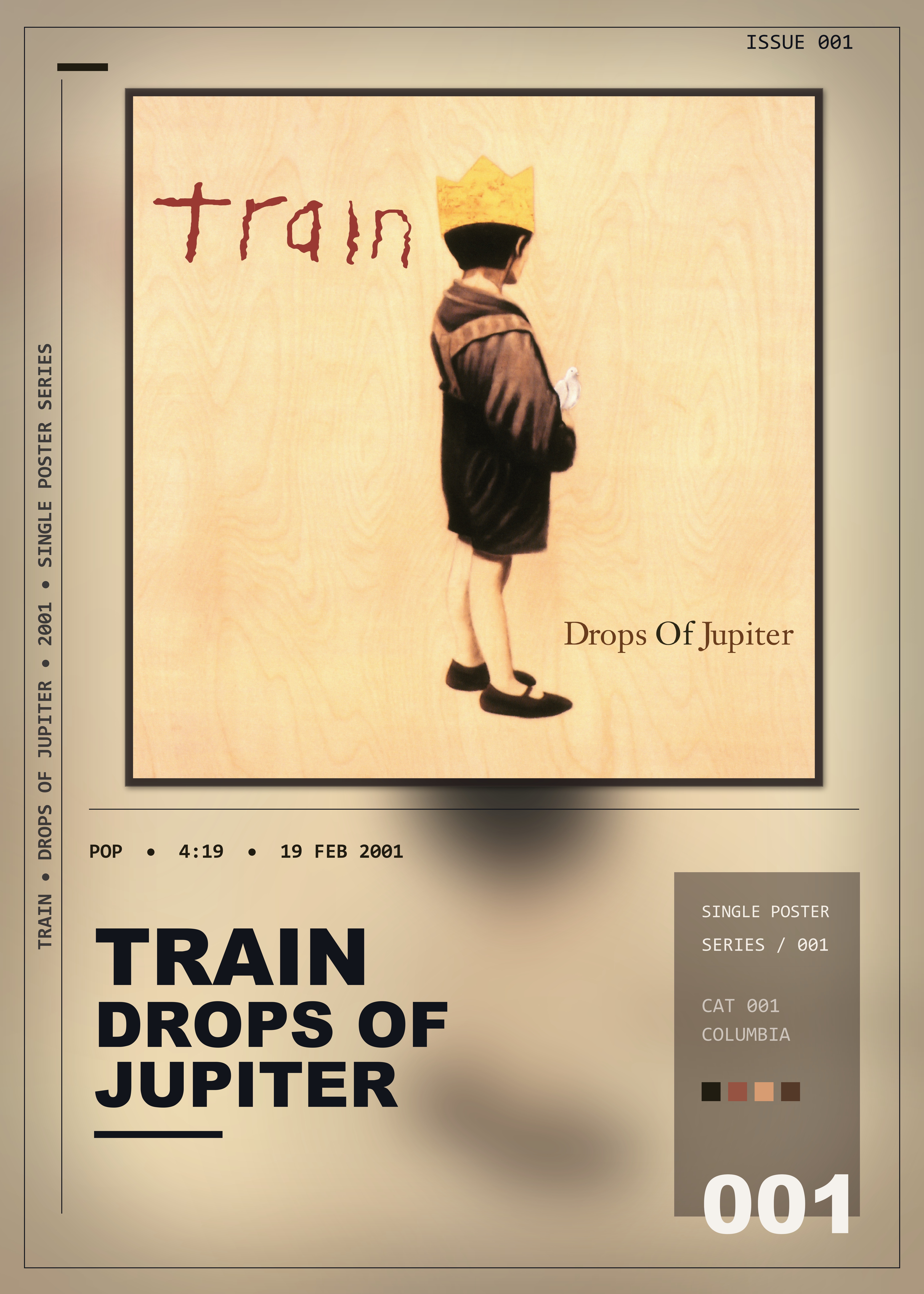 Music poster: Train - Drops of Jupiter