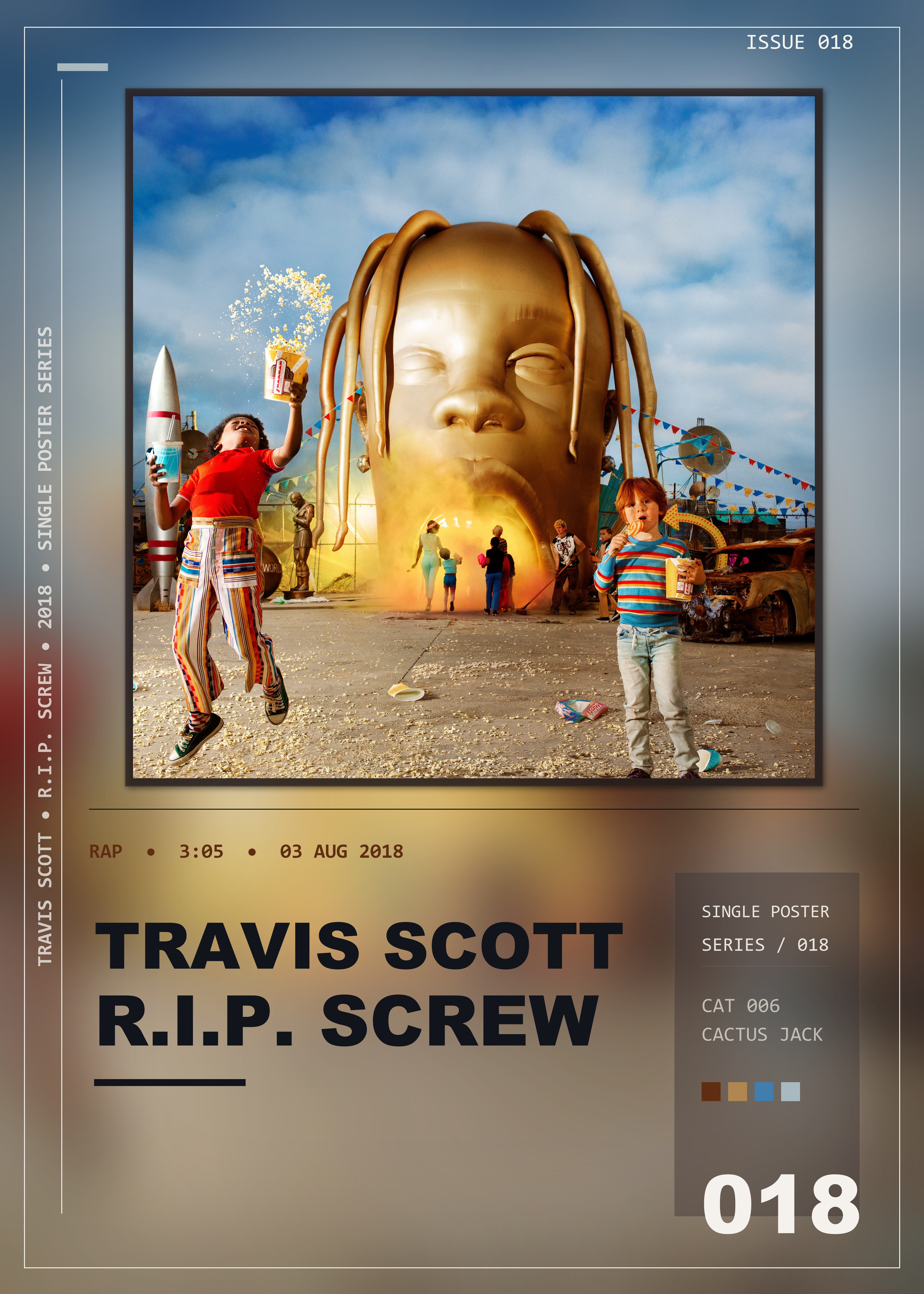 Music poster: Travis Scott - RIP SCREW