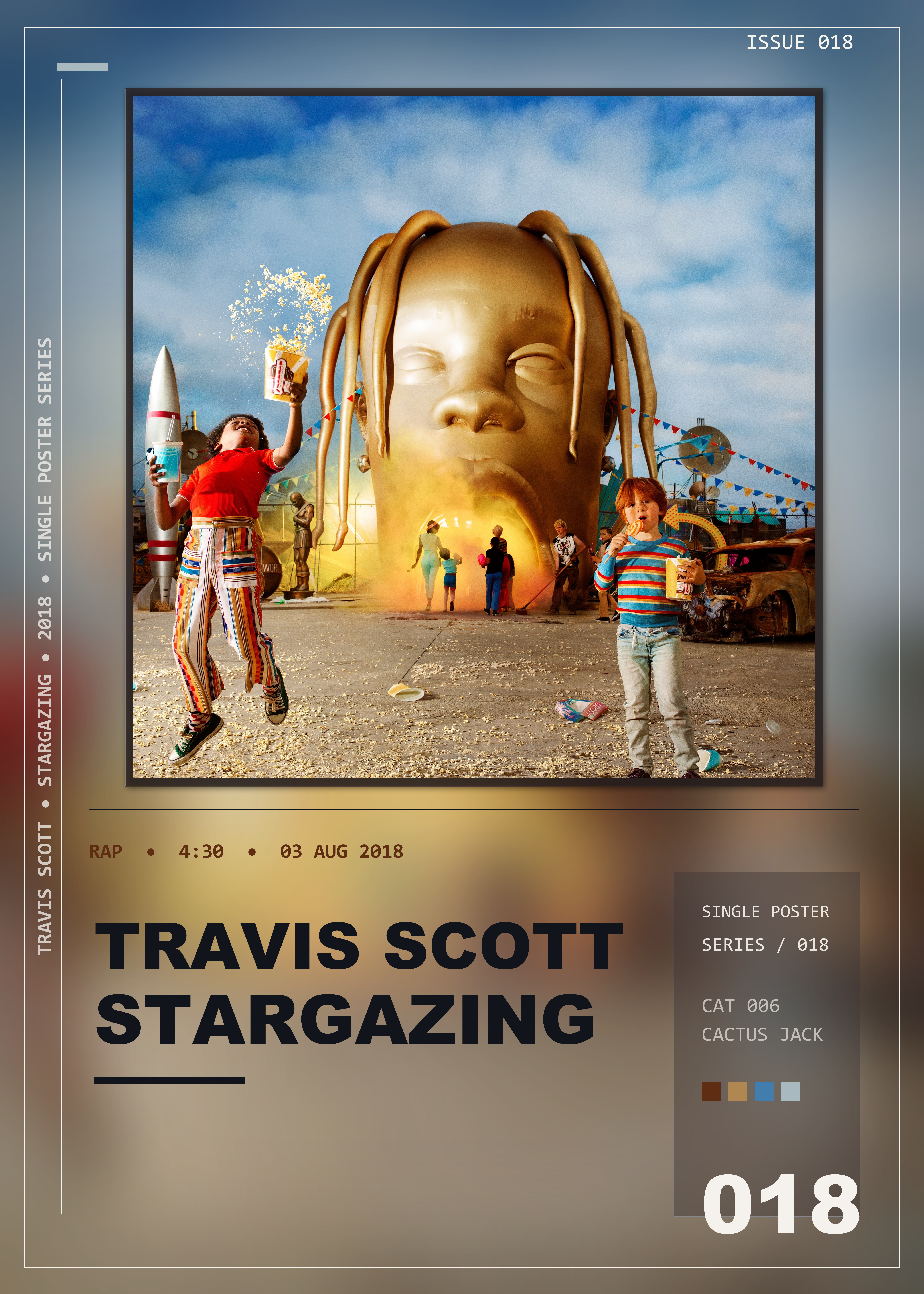 Music poster: Travis Scott - STARGAZING