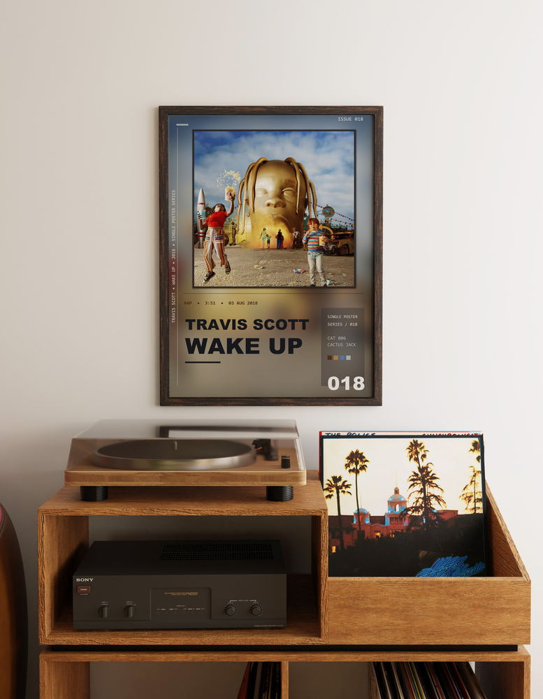 Music poster: Travis Scott - WAKE UP