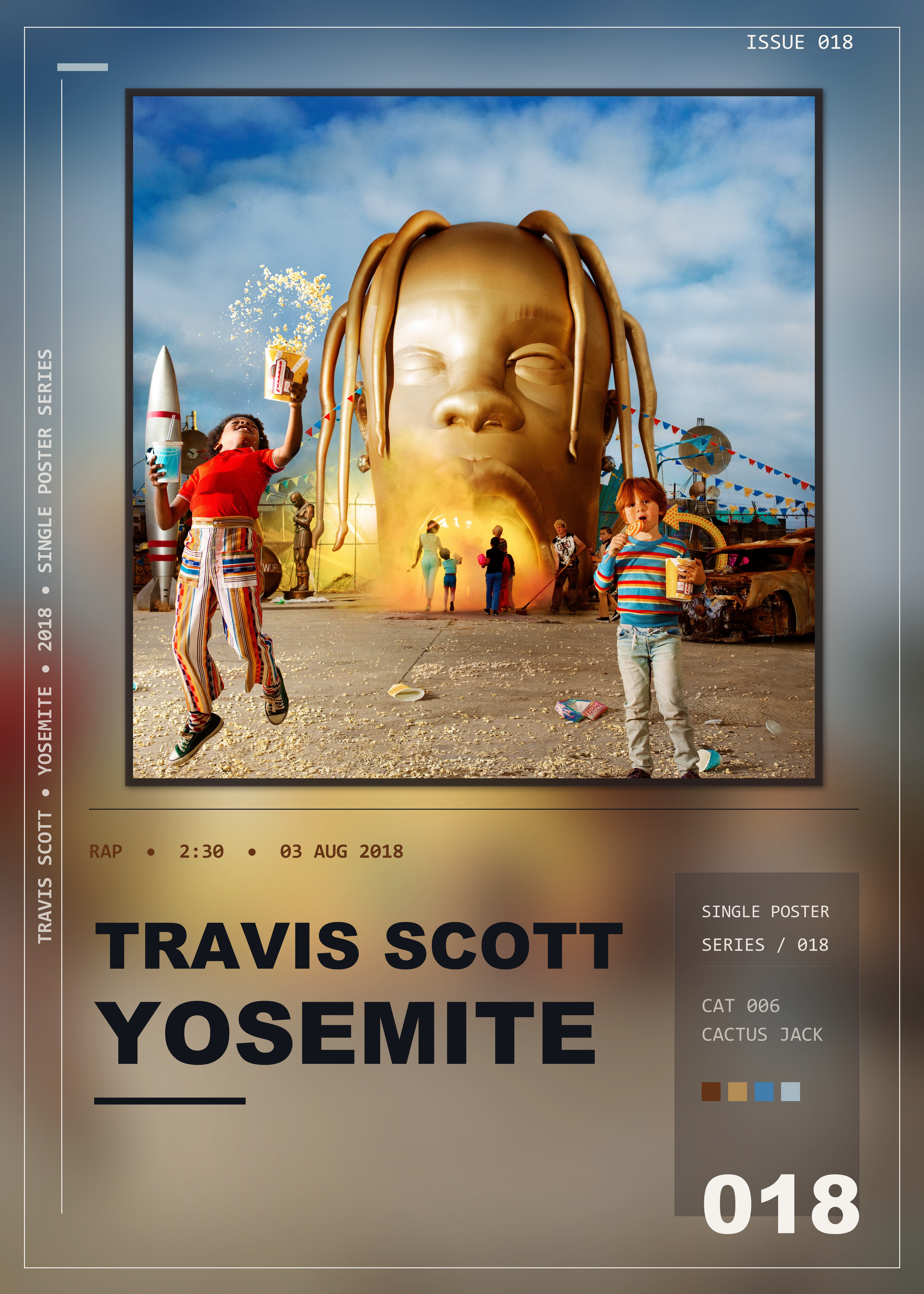 Music poster: Travis Scott - YOSEMITE