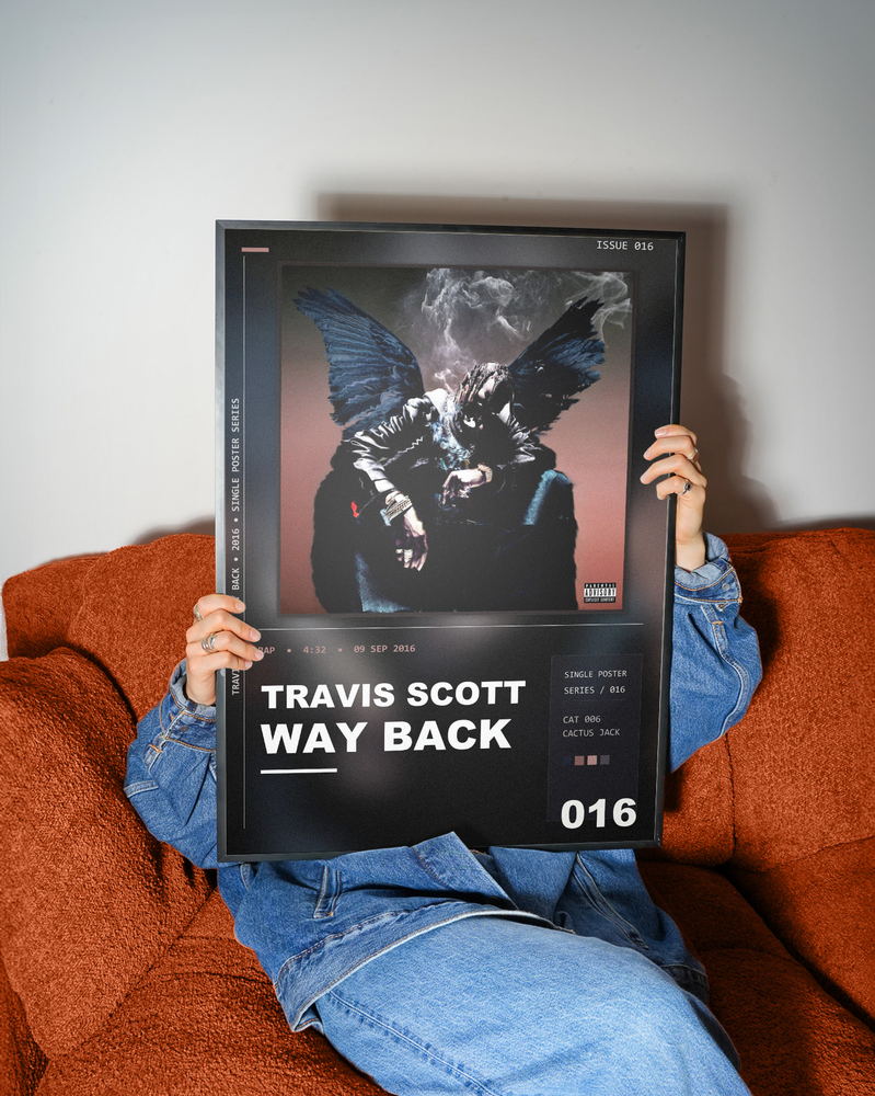 Music poster: Travis Scott - way back
