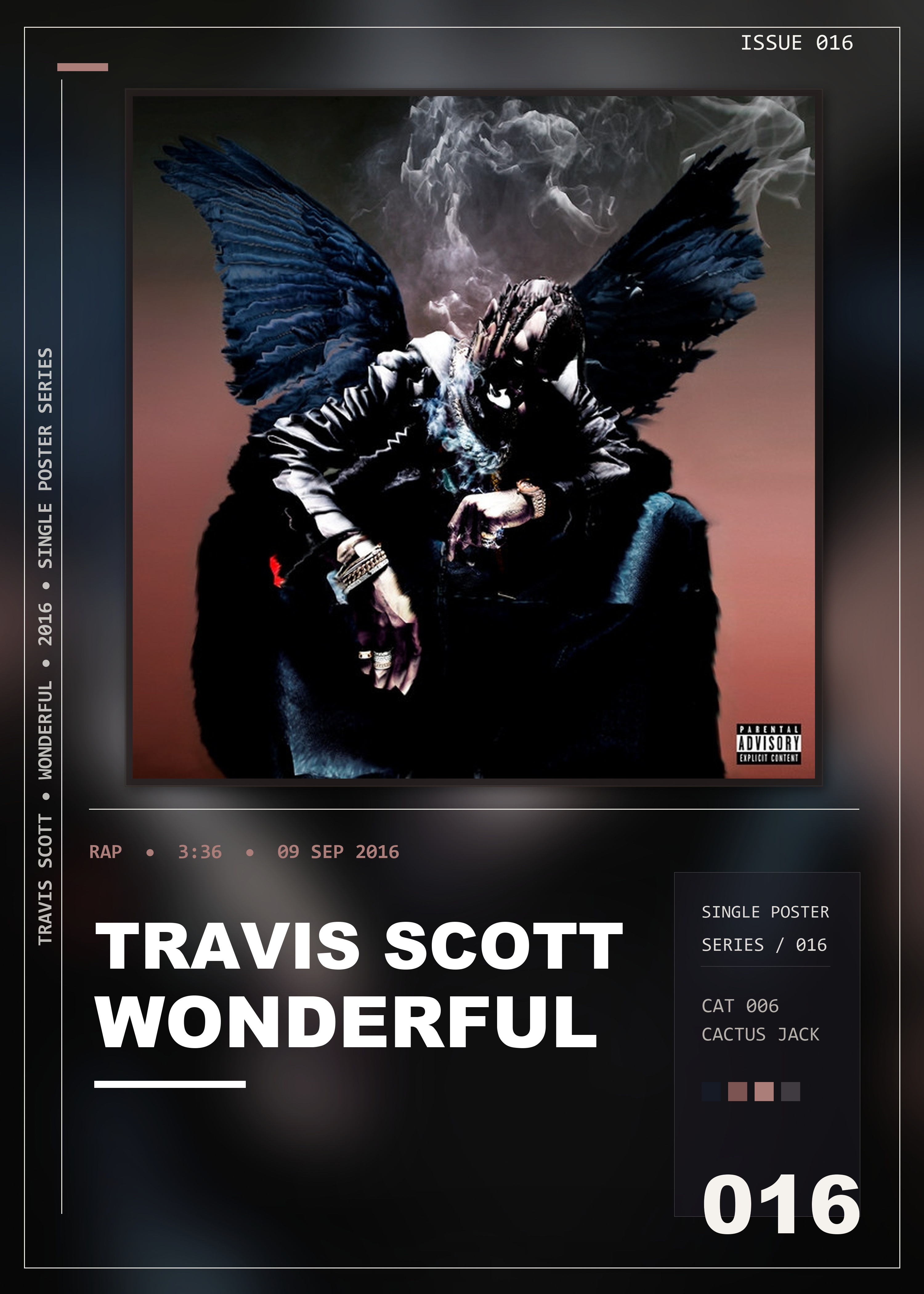 Music poster: Travis Scott - wonderful