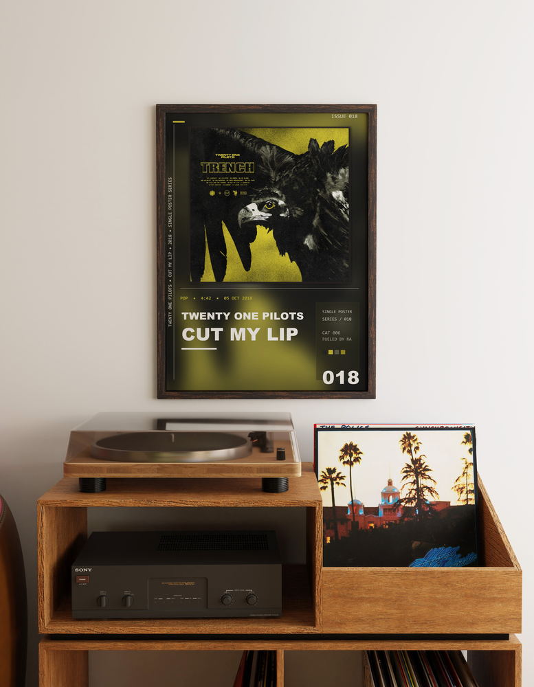 Music poster: Twenty One Pilots - Cut My Lip