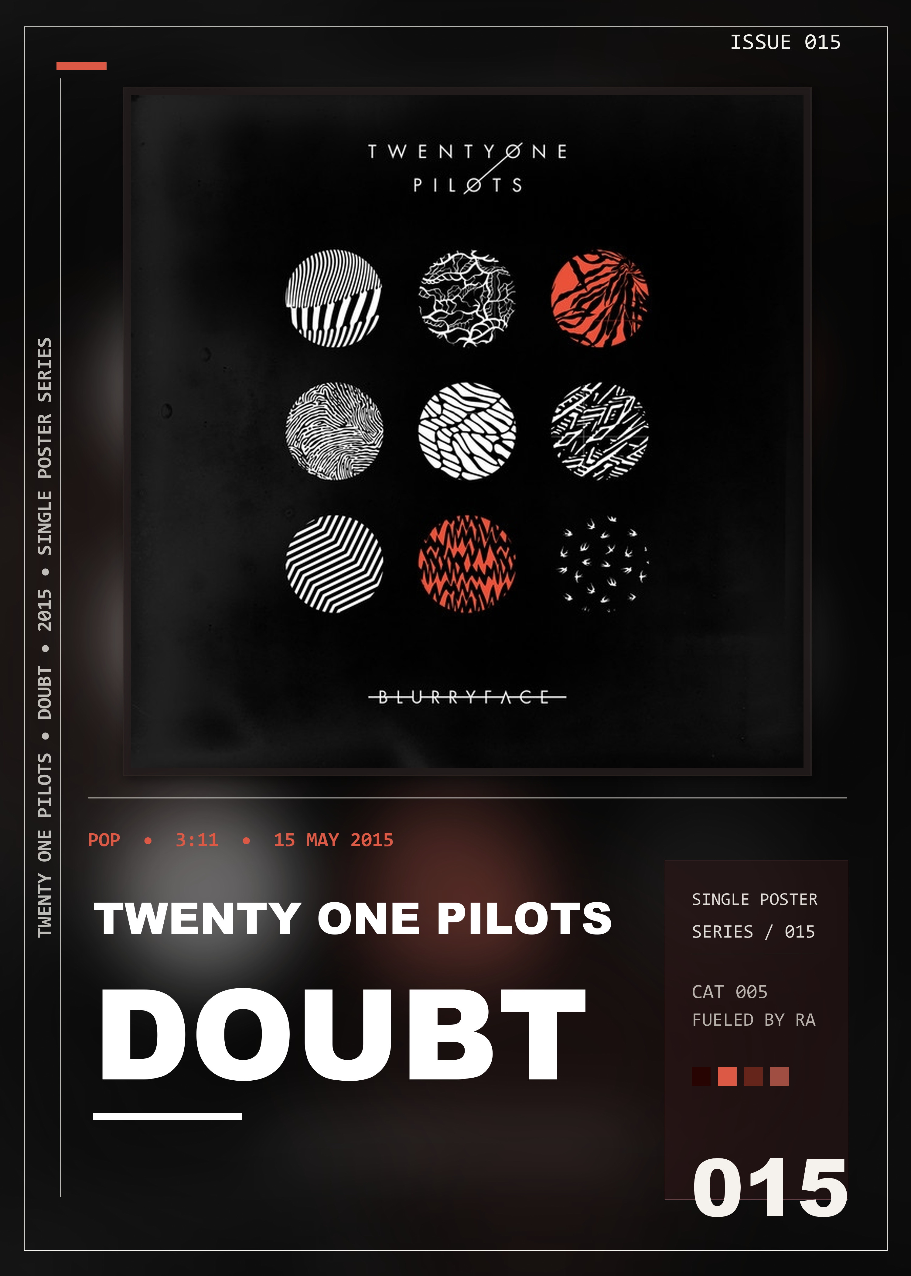 Music poster: Twenty One Pilots - Doubt