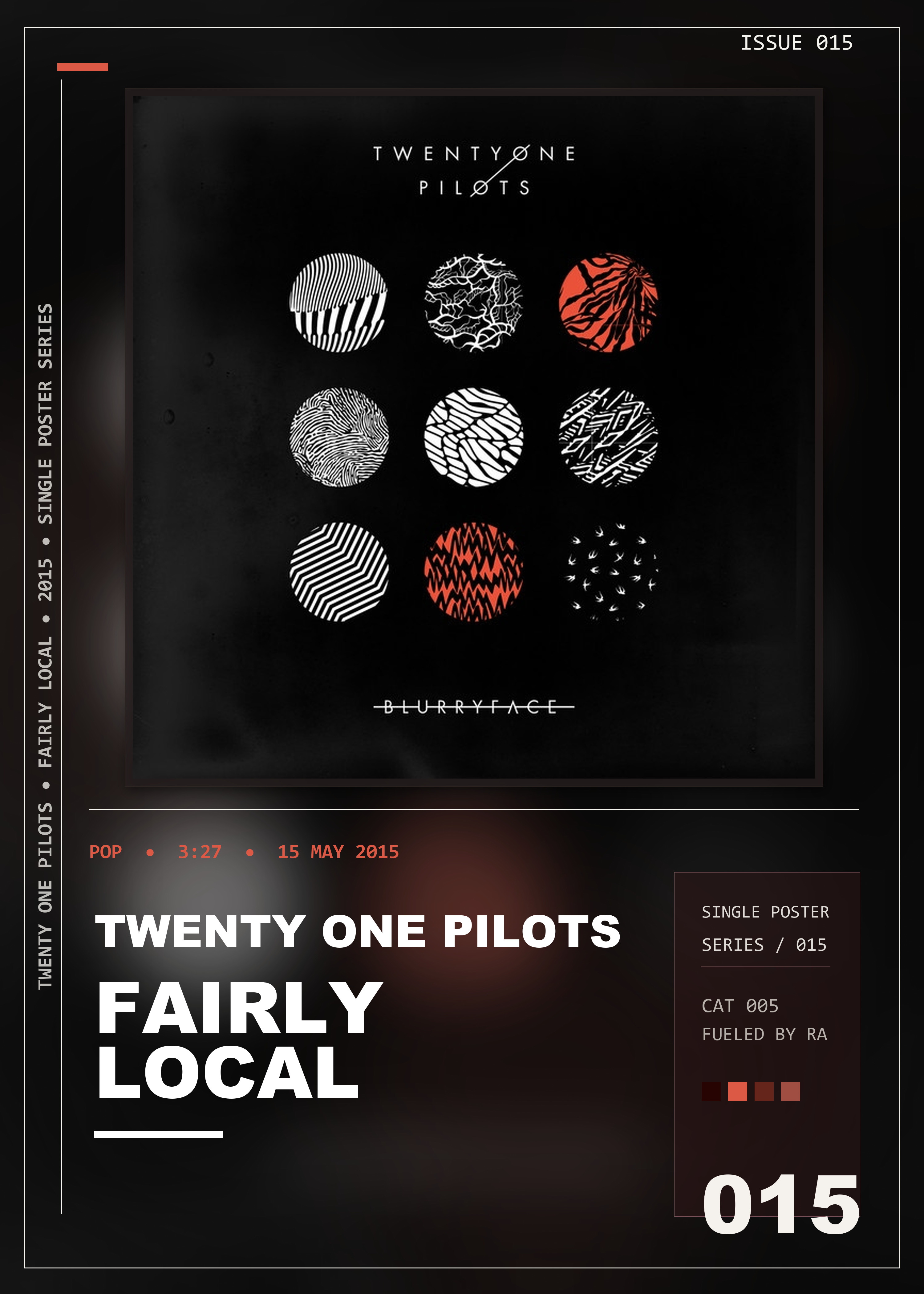 Music poster: Twenty One Pilots - Fairly Local