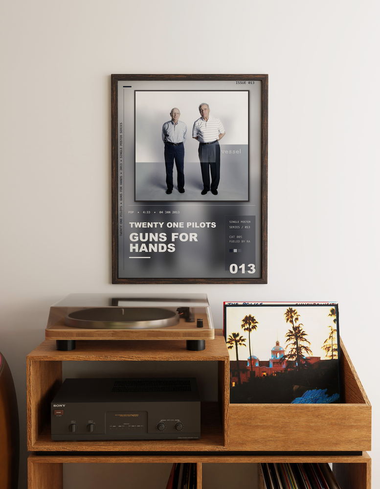 Music poster: Twenty One Pilots - Guns For Hands